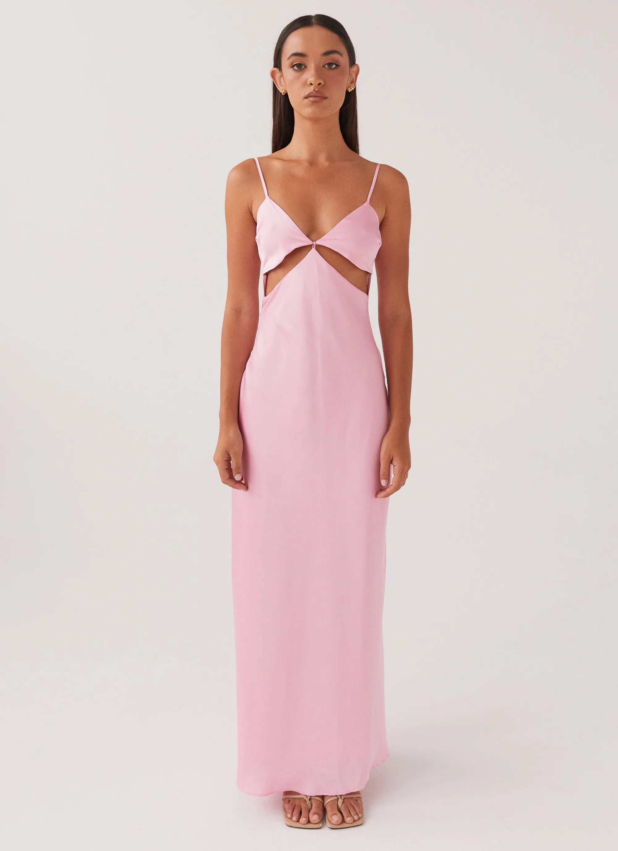 Pretty In Pink Maxi Dress - Rose Quartz Joyful Look Timeless Layer
