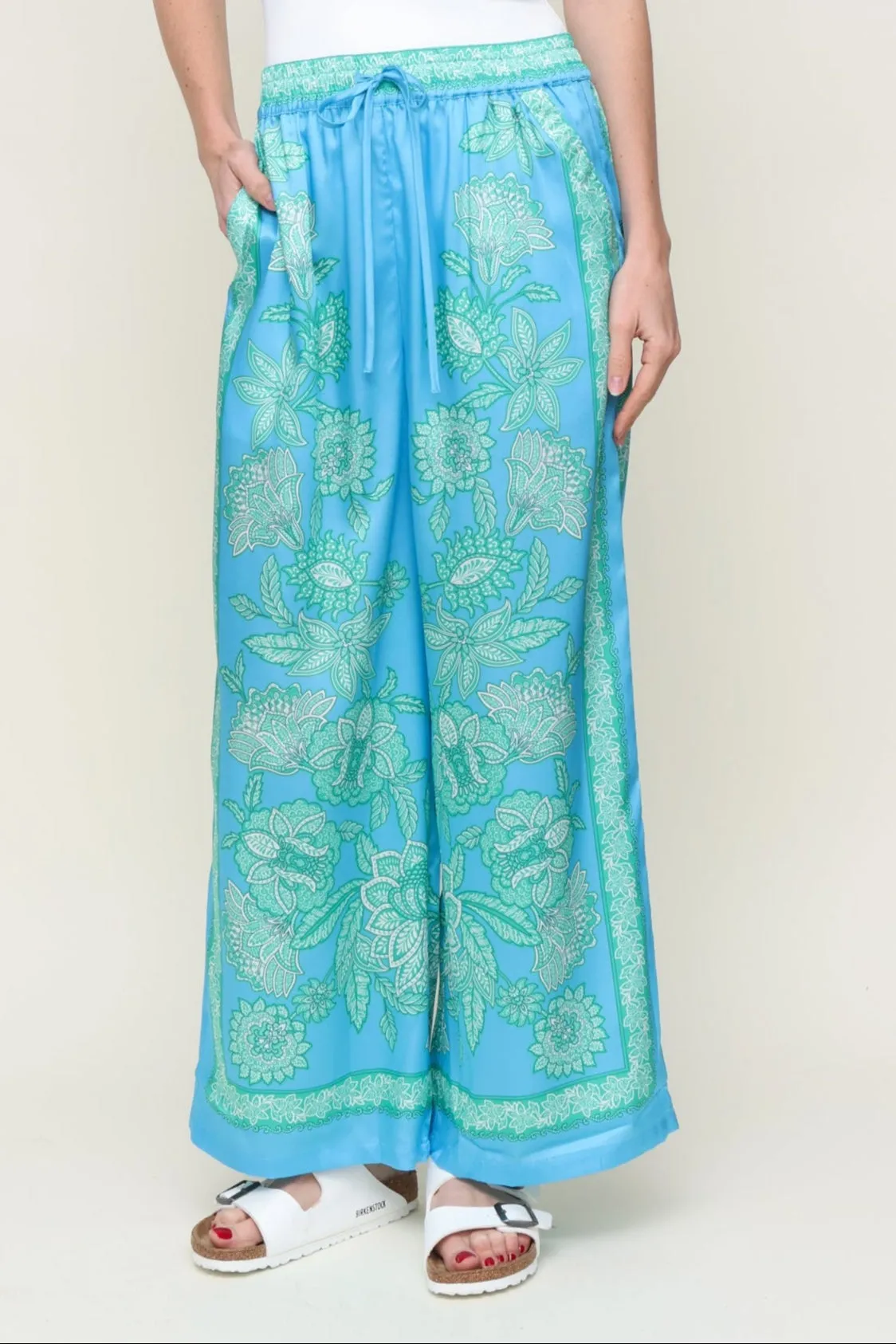 Oasis High Waist Pant LightweightWeave Comfortable Waistband