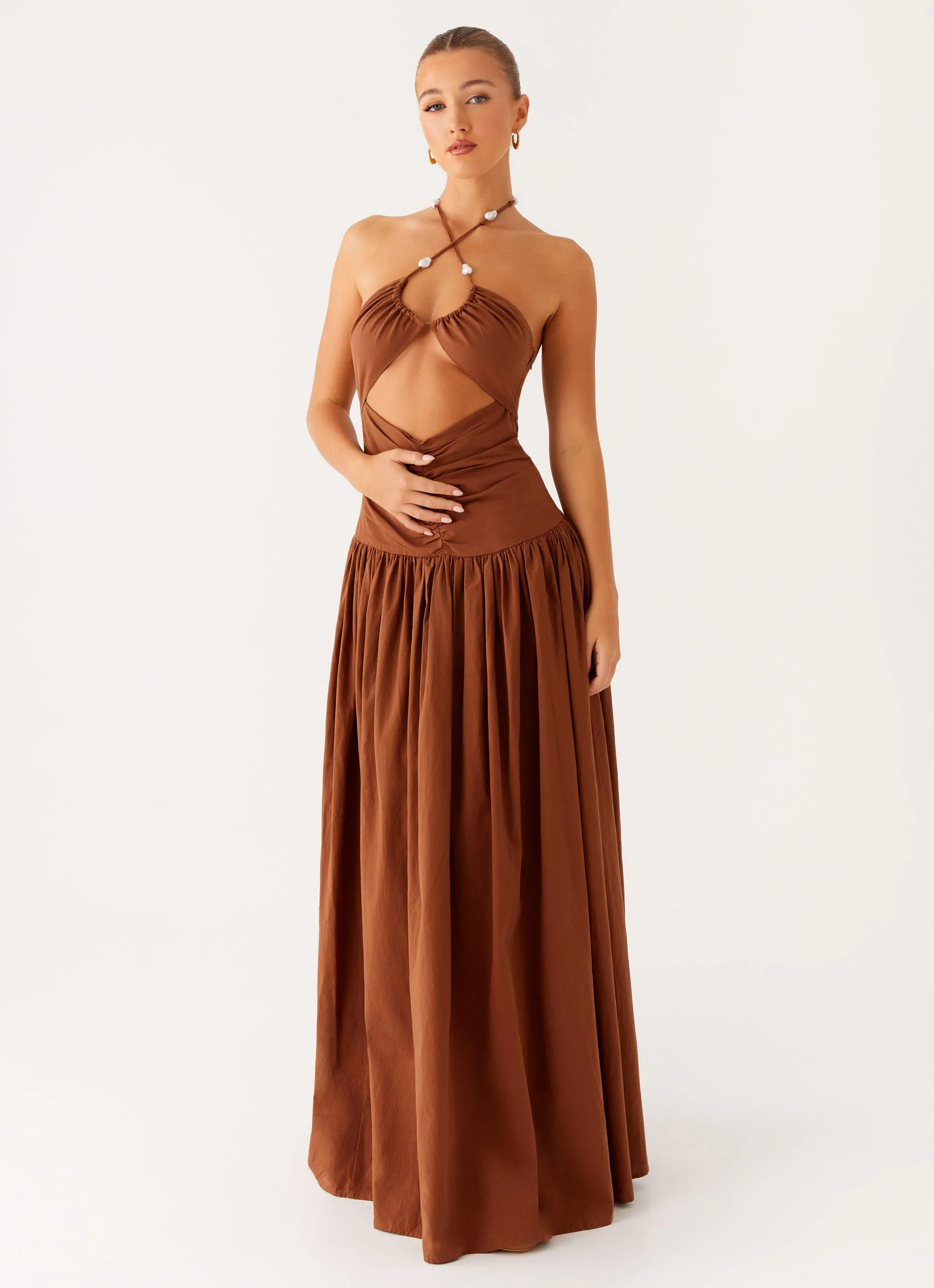 Paltrow Maxi Dress - Chocolate Chic Look