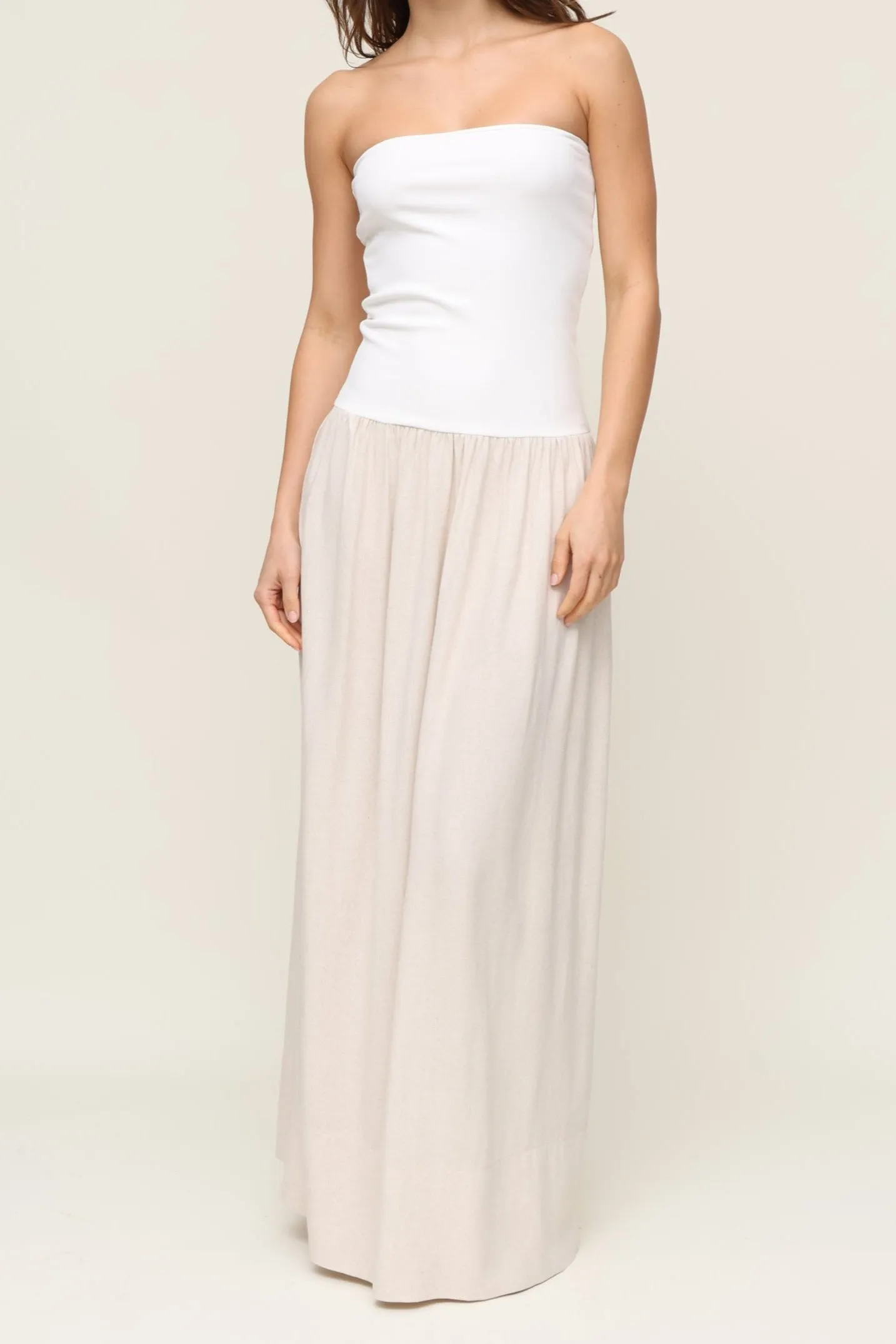 Street Mood Lake Como Linen Ribbed Dress