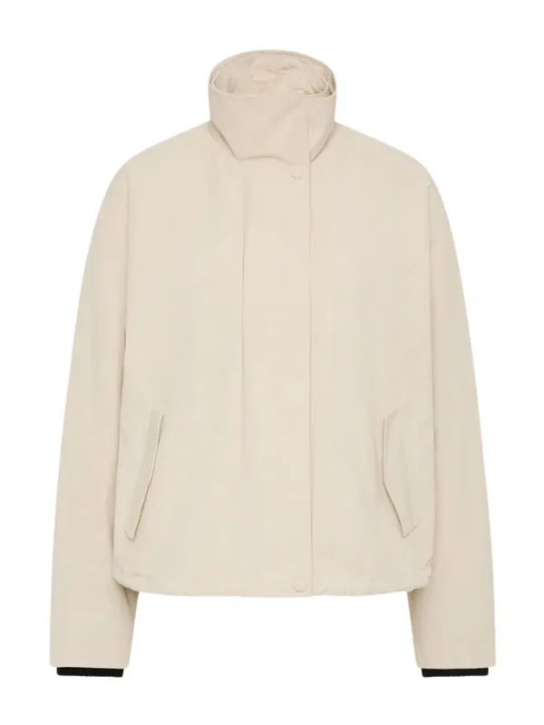 Flight Jacket in Putty Forest