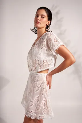 RENATA SKIRT WHITE Quick Dry Technology