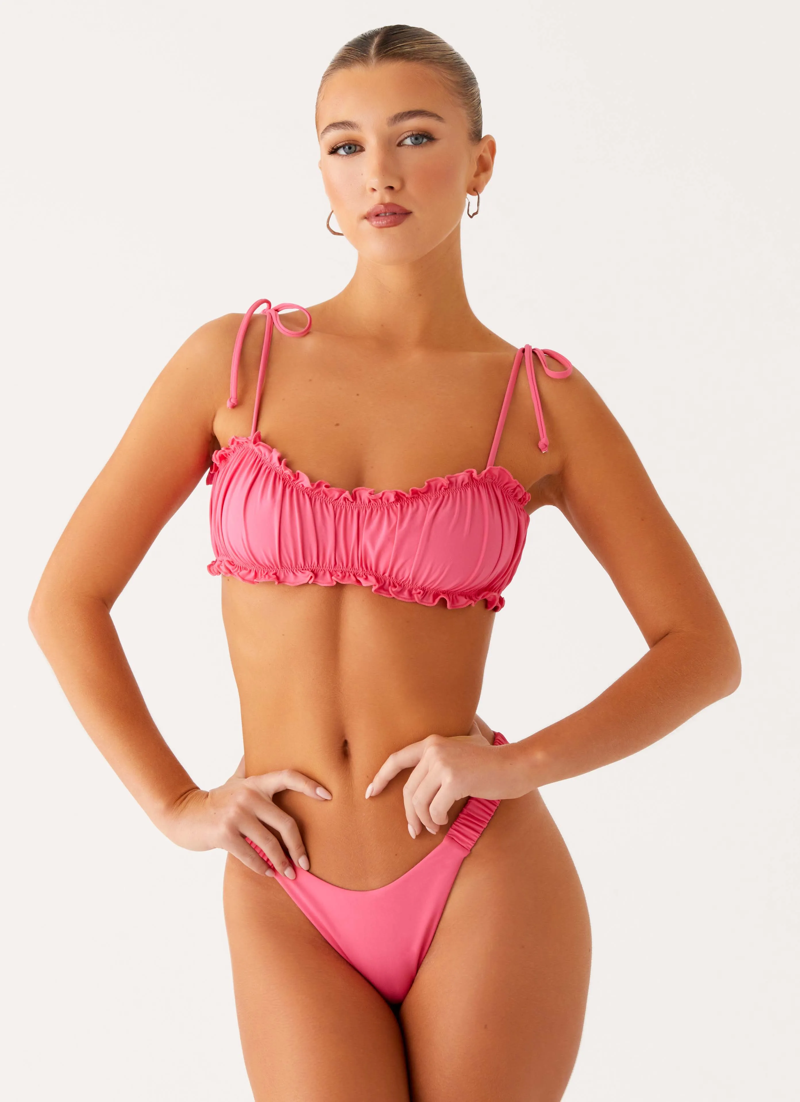 El Nido Bikini Top - Pink Casual Pool