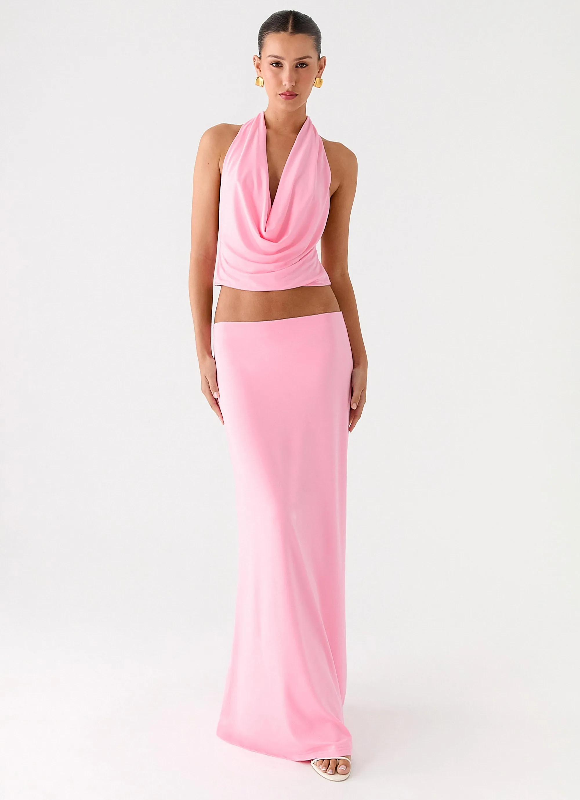 Dynamic Fit Ashi Maxi Skirt - Pink
