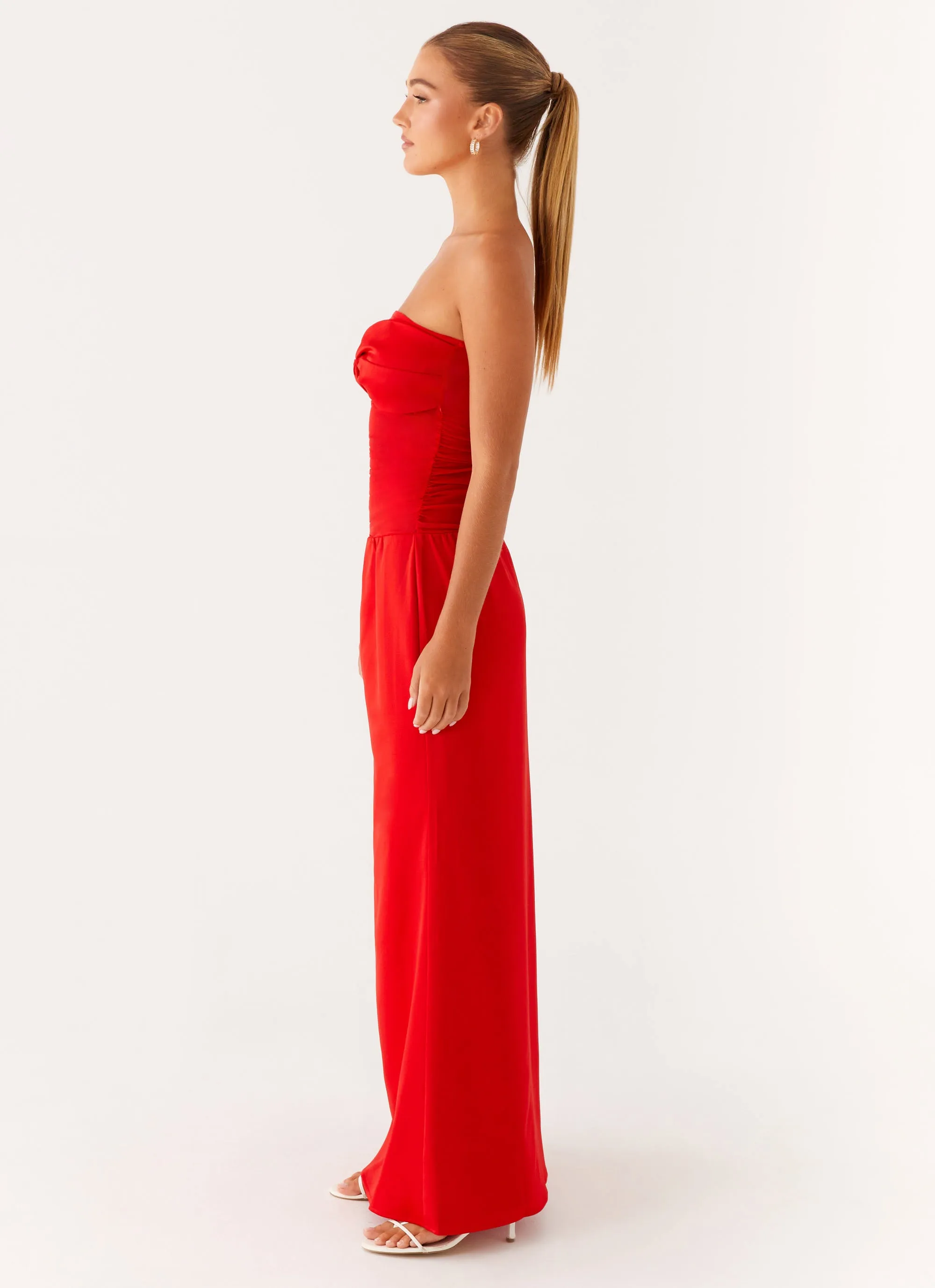 Rewind Maxi Dress - Tangerine Polished Appearance Cool Comfort