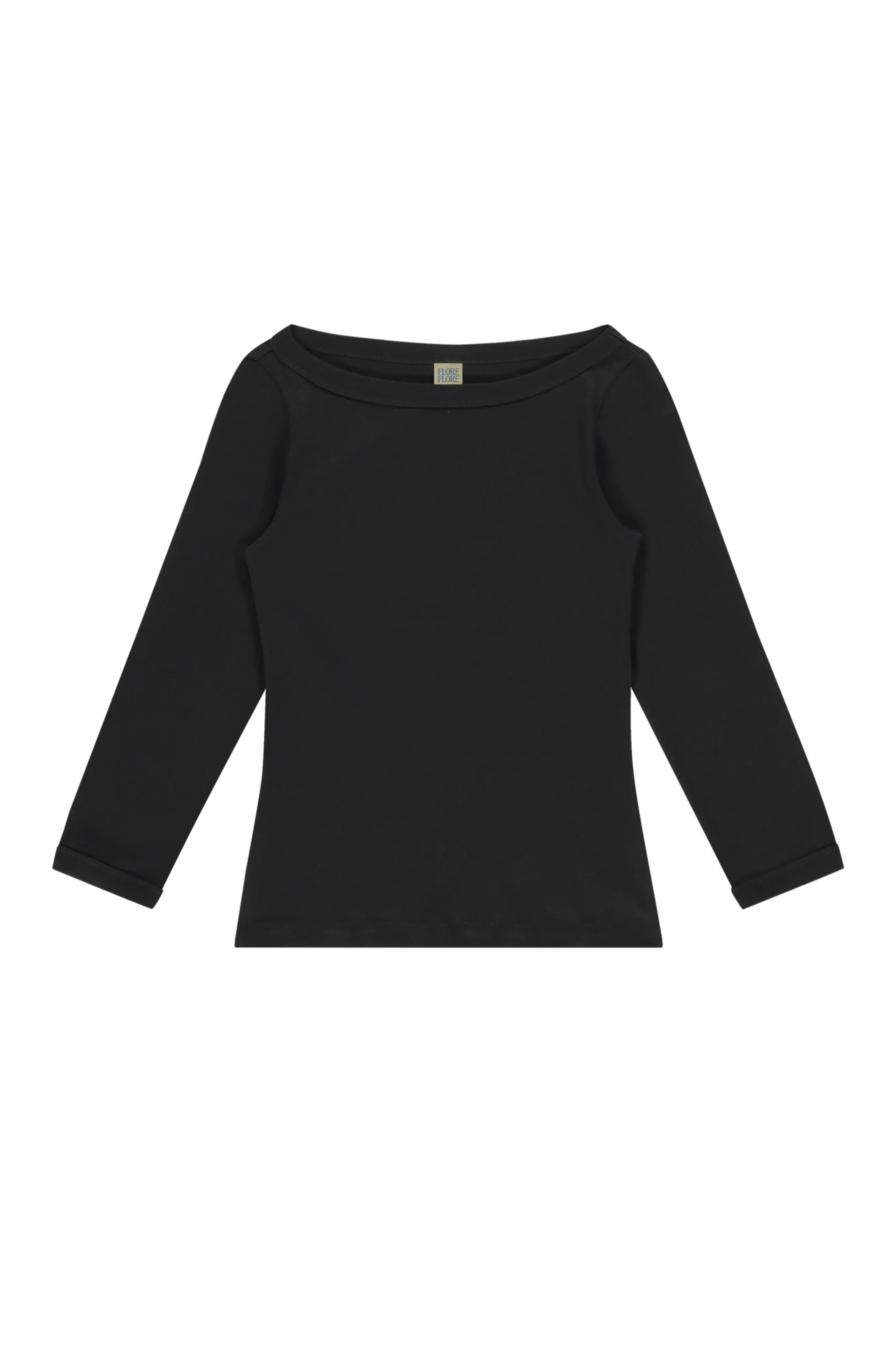 ConvertibleCollarSystem SeamlessSidePanels Steffi Tee in Black