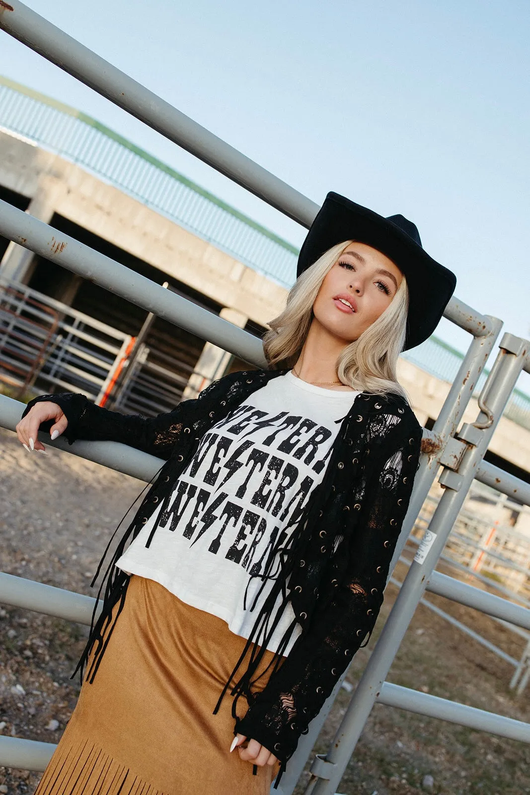 Ride The Bolt Graphic Tee BrushedInnerLining Bonded Hemline