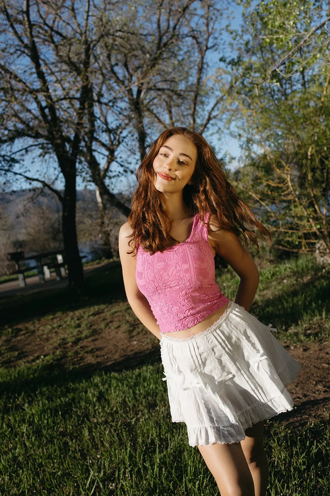 Soft color The Poets Meadow Lace Skort