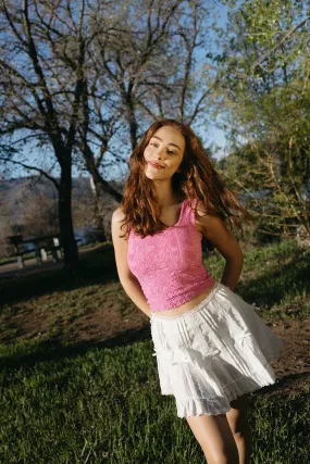 On The Go ReflectiveAccents The Poets Meadow Lace Skort