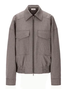 Ventilation Panels Eugene Jacket in Houndstooth