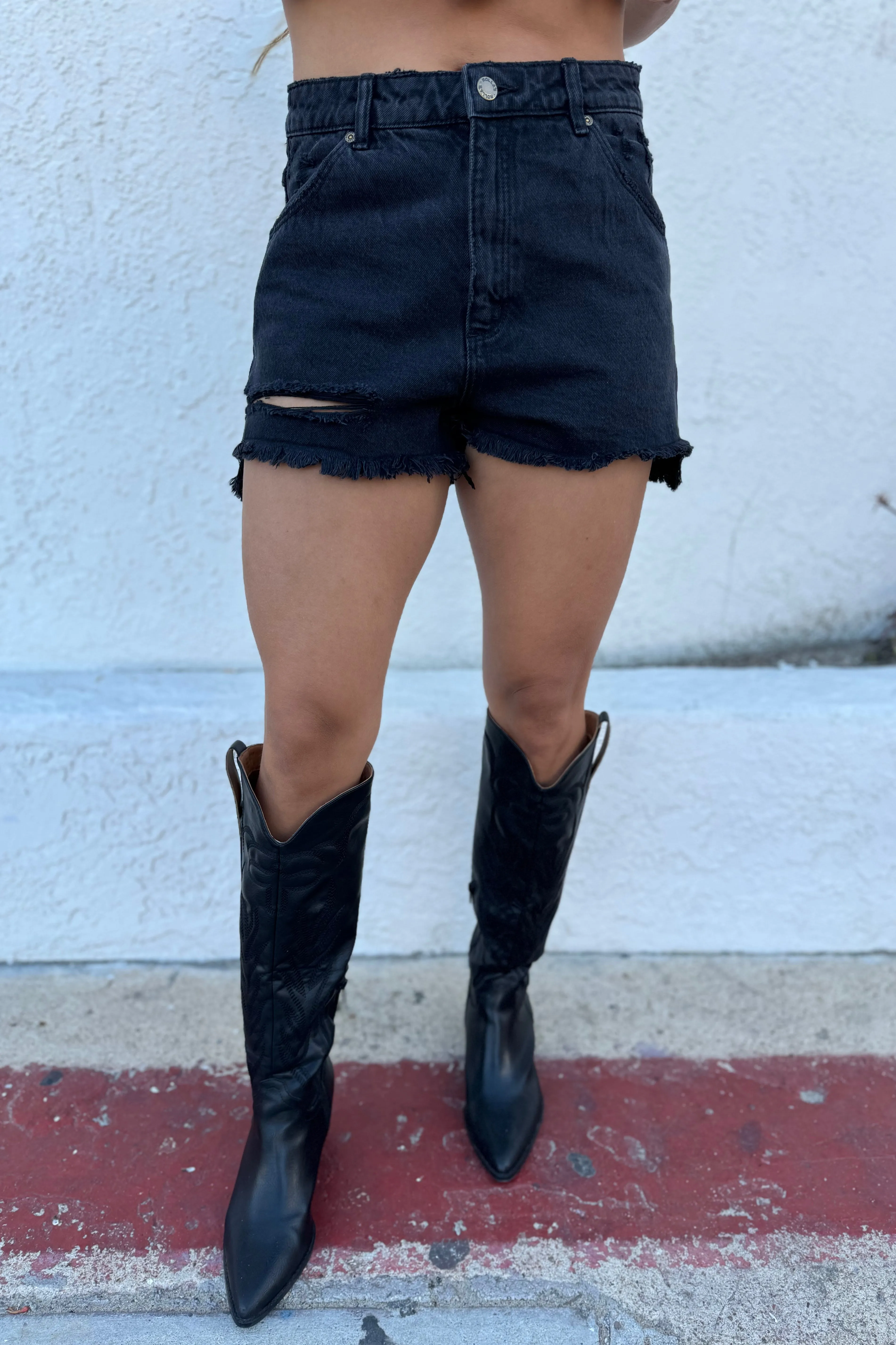 Rollas Dusters Short - Black Ready Choice Basic Style