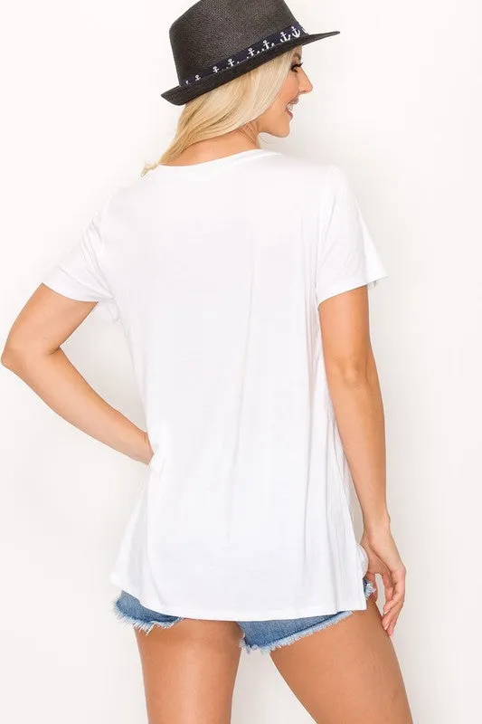 Ros?? In The USA Graphic Tee MeshPanel