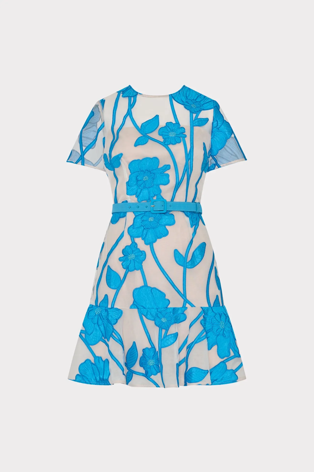 Morning Wear Basic Fashion Rosie Grand Fleur Embroidered Mini Dress