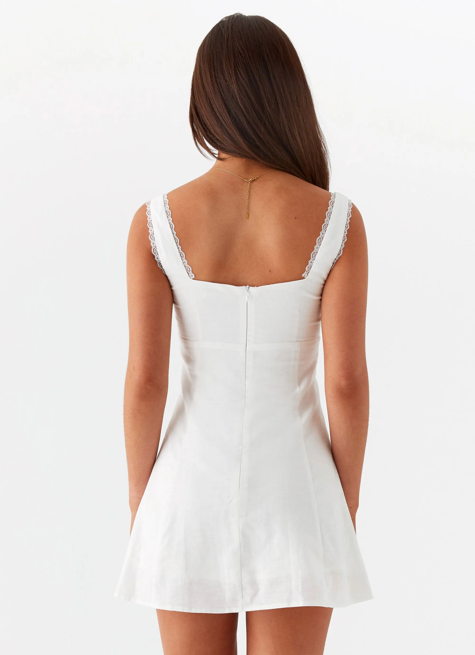 Rowena Mini Dress - White Couture Inspired