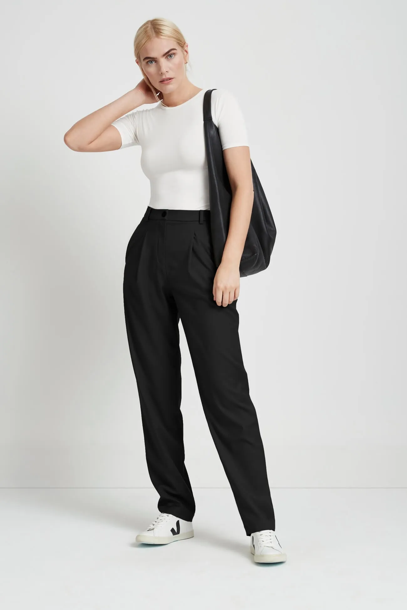 Raw Edge Finish Casual Style Petite Archie Pants