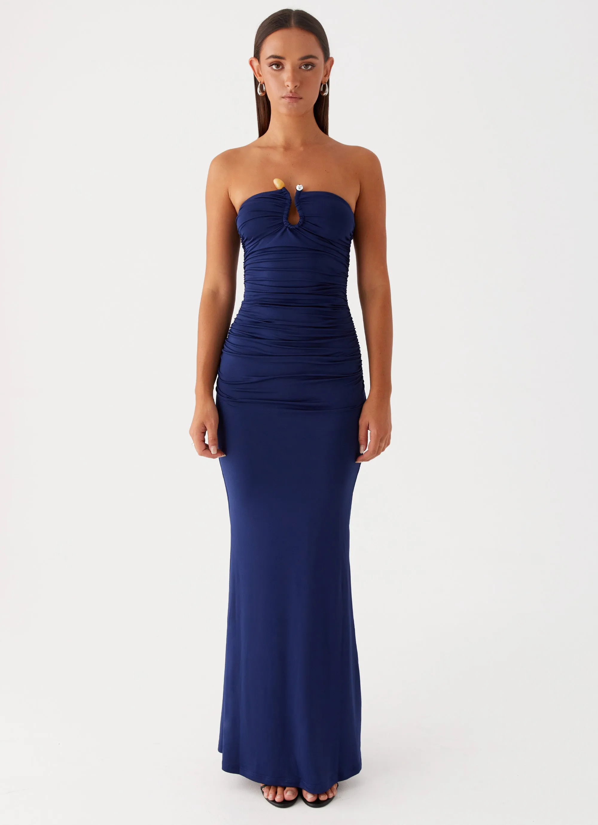 Rudy Maxi Dress - Navy Versatile Wearable