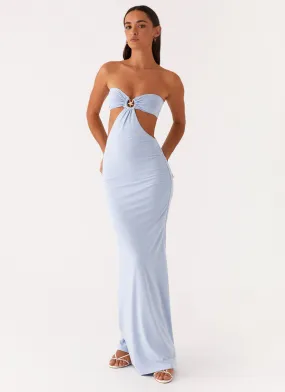 Lux Look Boho Aesthetic Tatiana Maxi Dress - Blue