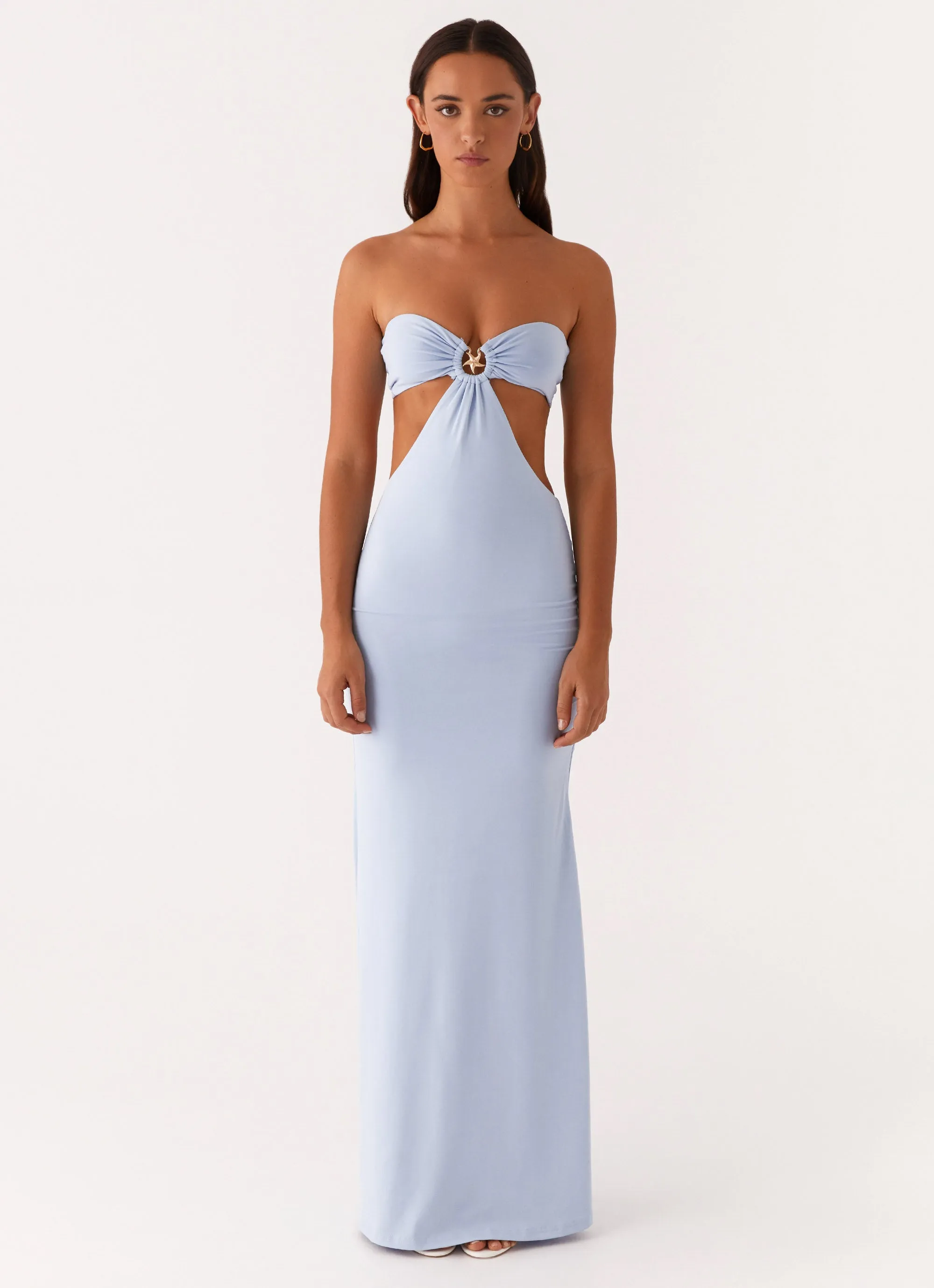 Tatiana Maxi Dress - Blue Modern Appeal Love Soft