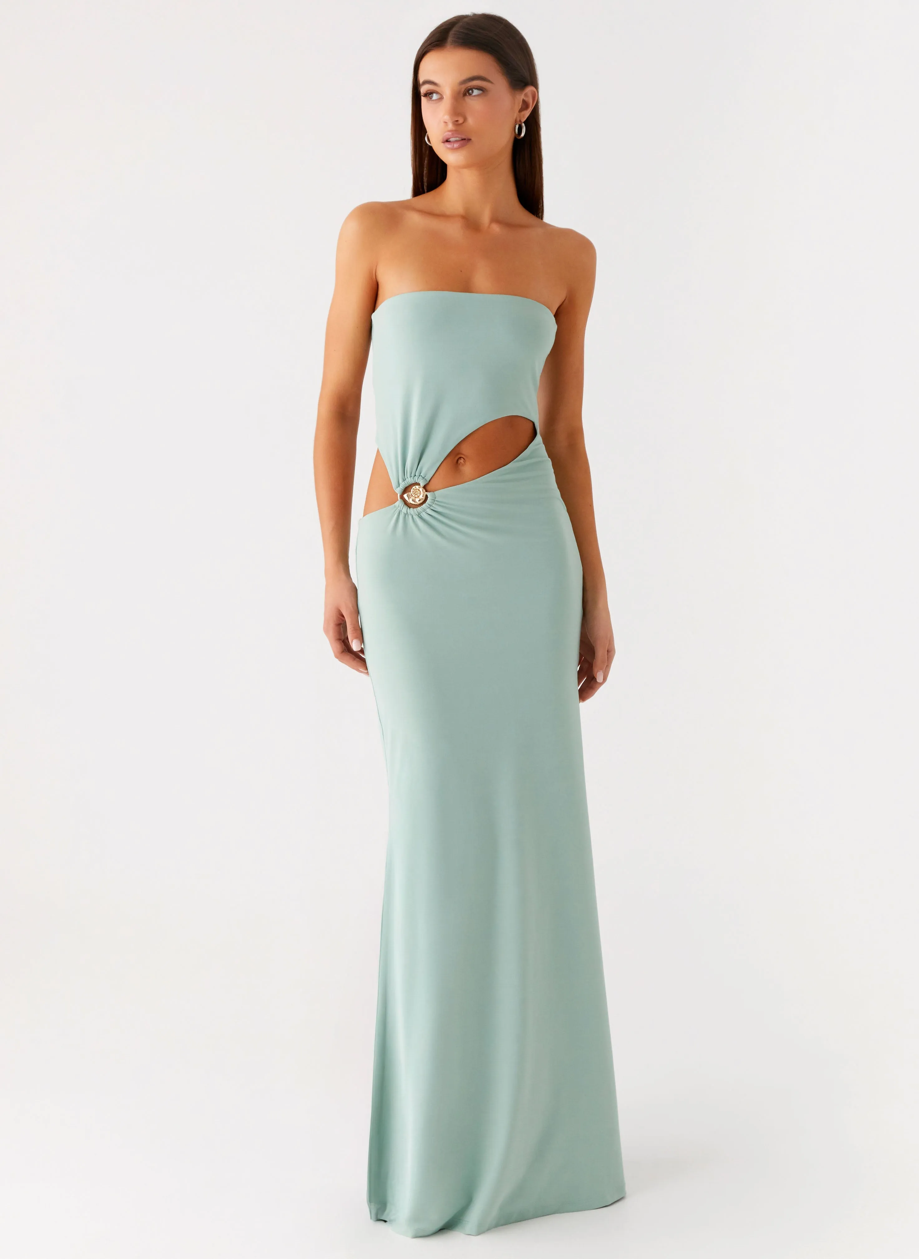 relaxed elegance Laurella Maxi Dress - Sage