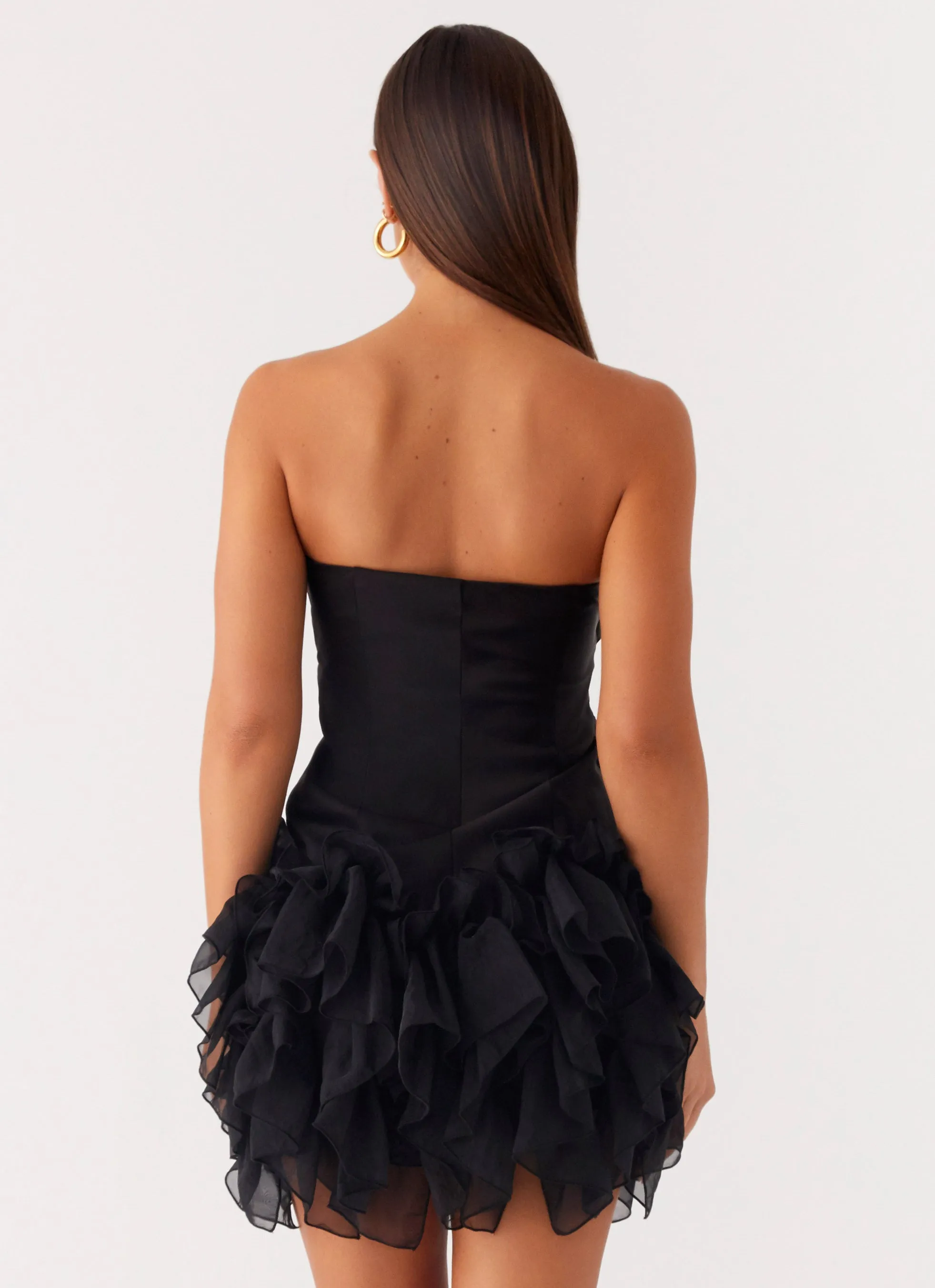 Light And Airy Arabian Nights Mini Dress - Black