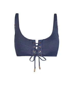 Samara Top In Indigo Twill Non Chlorine Damage