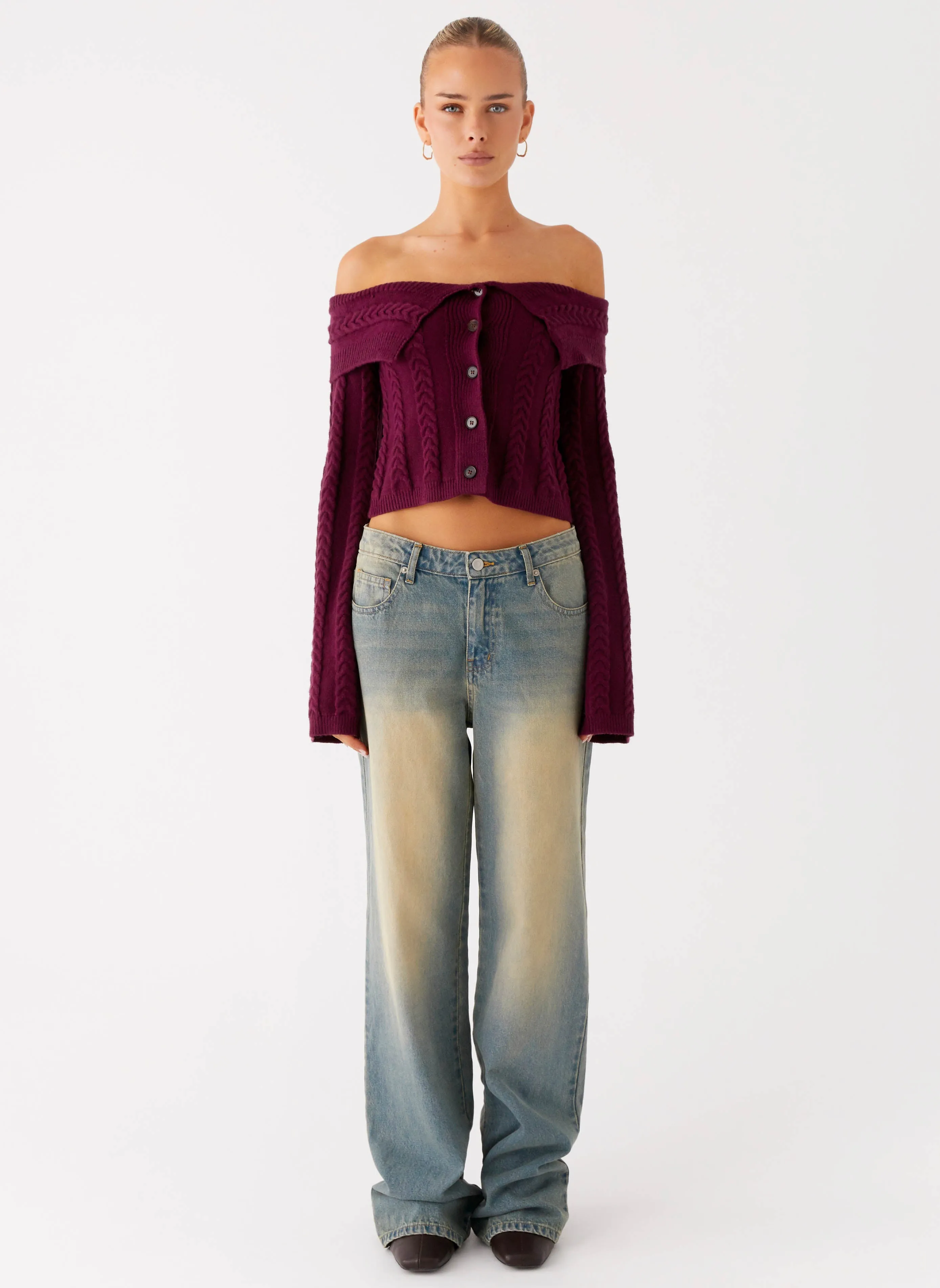 Comfortable fit San Diego Straight Leg Jeans - Blue Wash