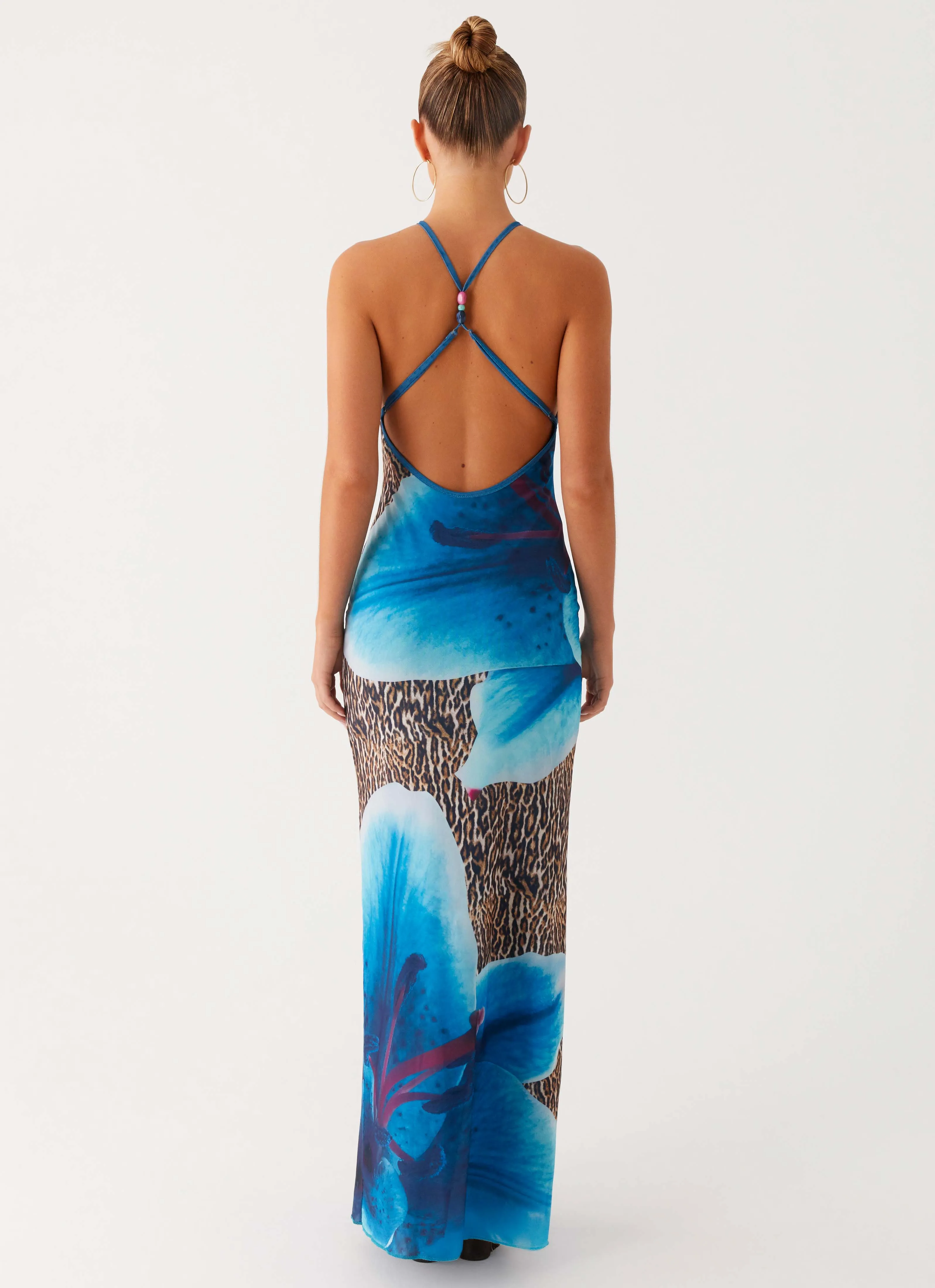 Sandy Siren Maxi Dress - Cheetah Floral Cute Touch Timeless Trend