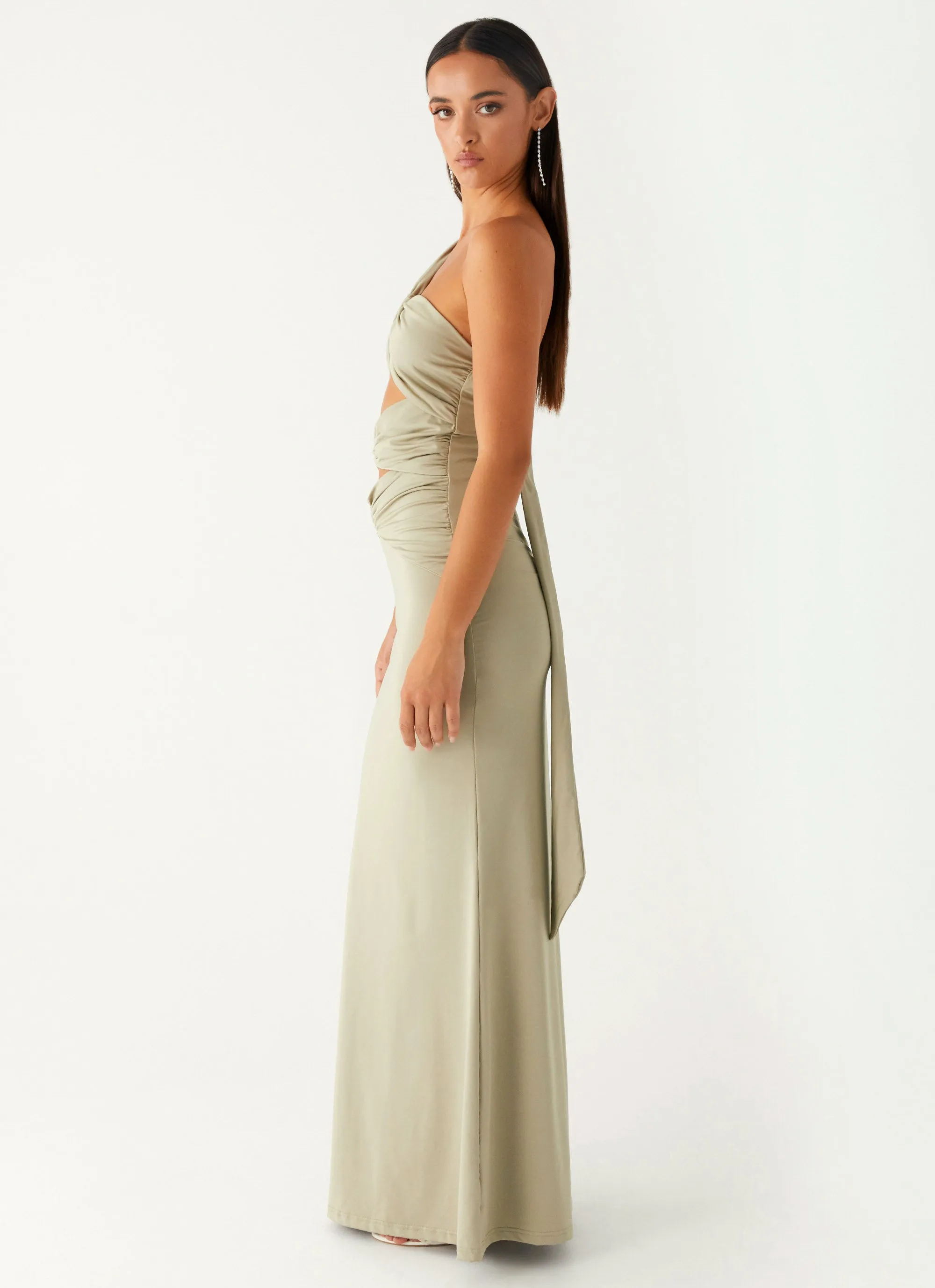 Minimal Tone Christie Maxi Dress - Sage