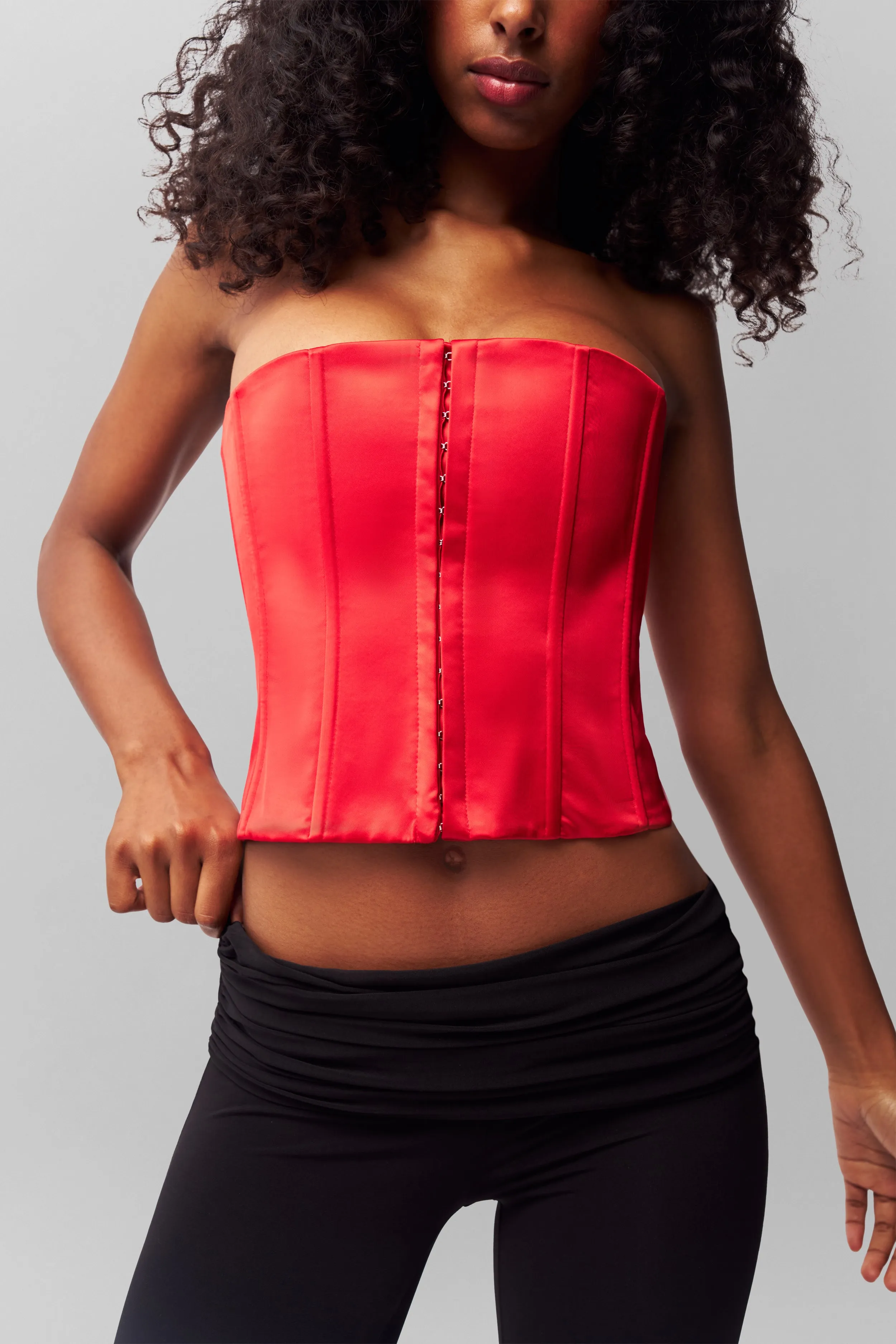 Satin Corset AbrasionResistantFabric