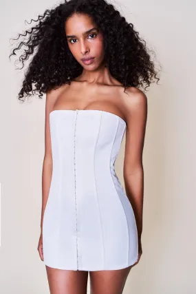 Satin Corset Dress A-Line Soft Stretch