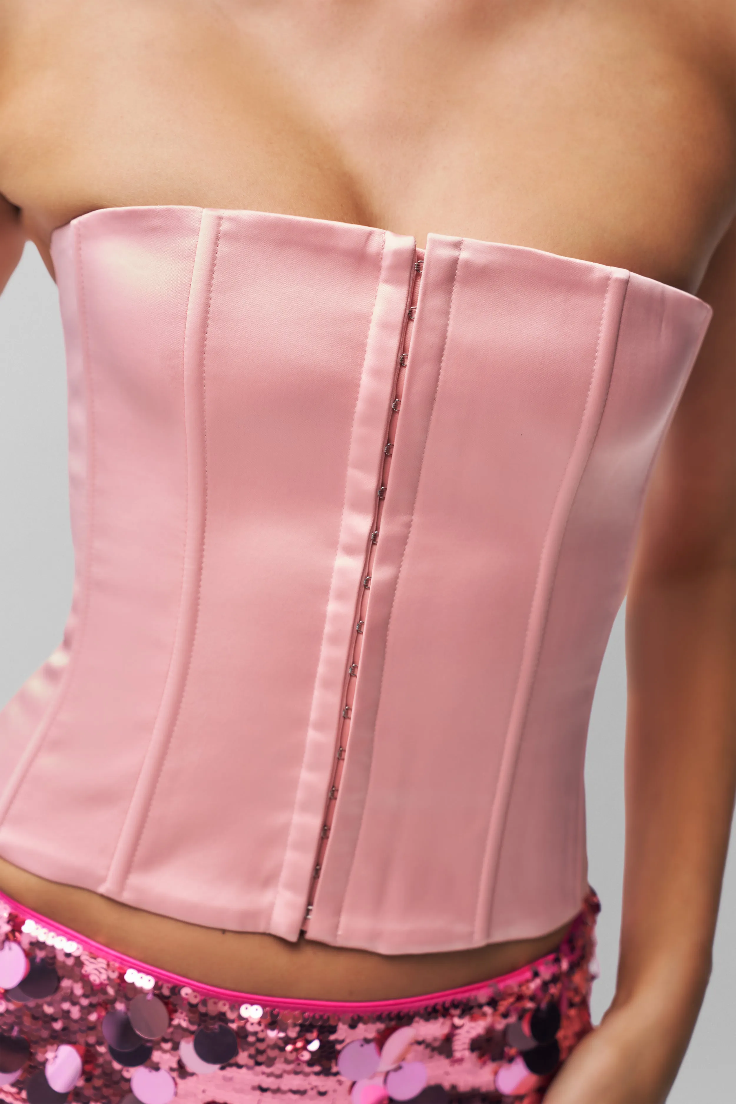 Eco friendly materials FlexibleSole Satin Corset