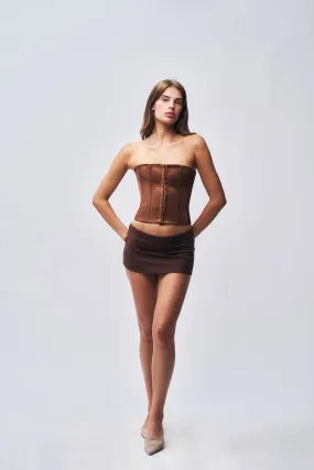 Satin Corset DurableReinforcement