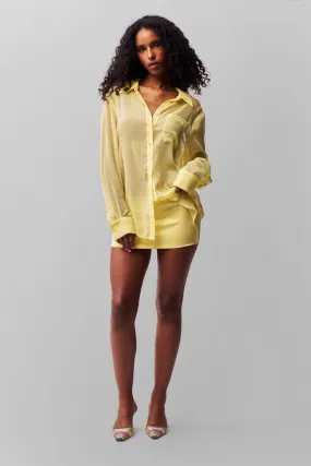 Dance Practice Fashion Combo Satin Mini Skirt