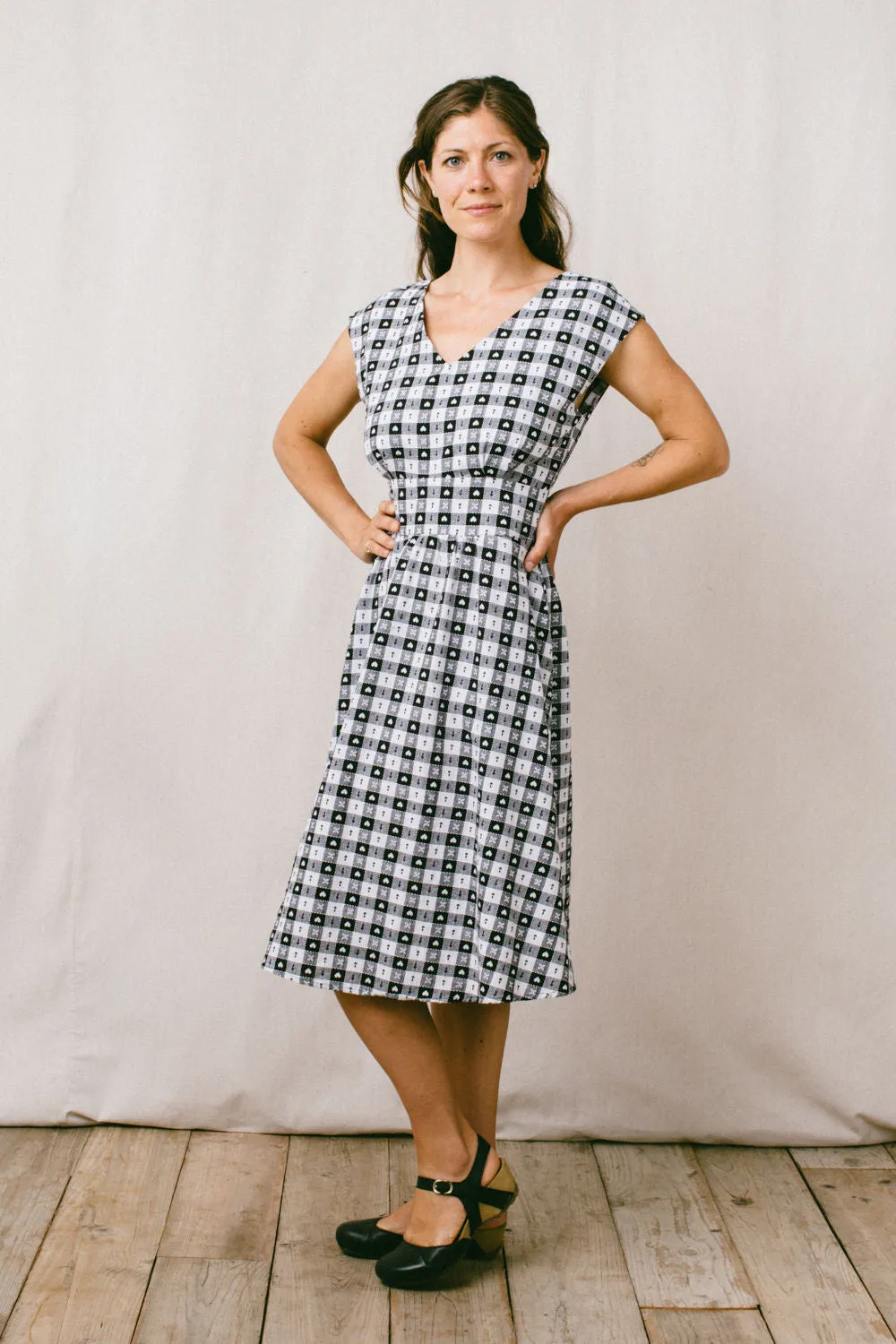 Casual Wear Smooth Surface Joy dress in Cotton Picnic