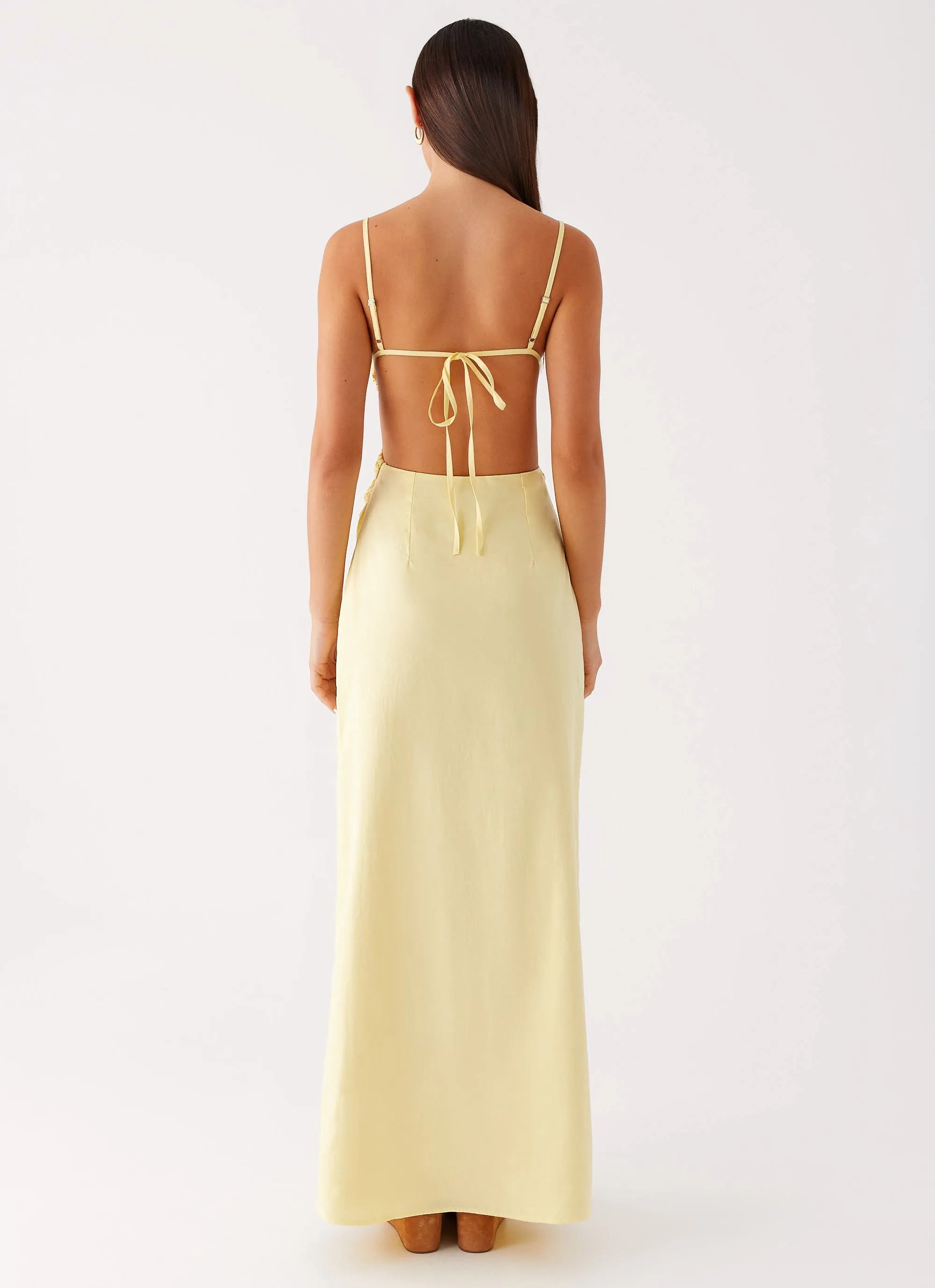 Selah Maxi Dress - Yellow Daily Silhouette Perfect Comfort Wear