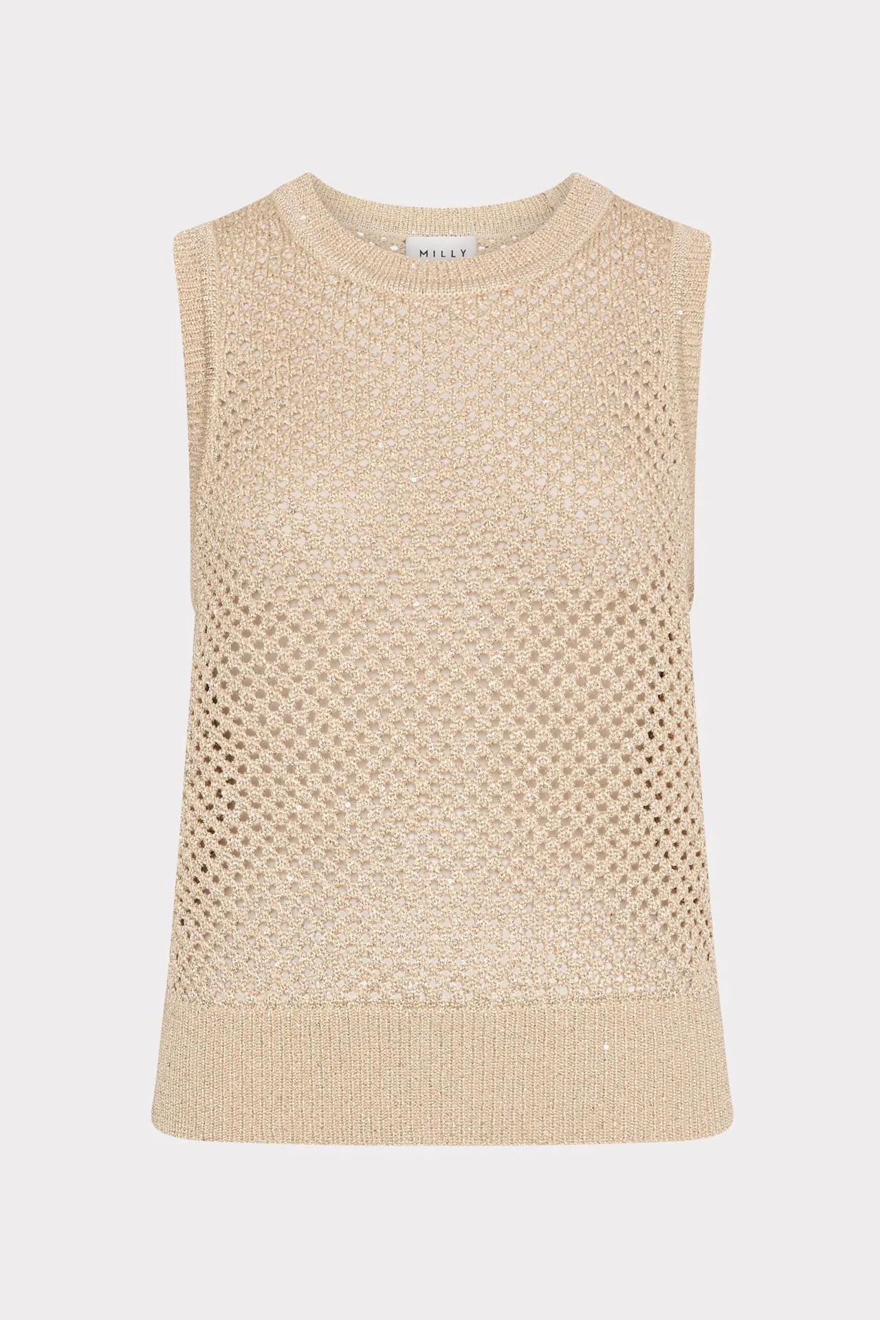 Sequin Mesh Shell Sweater NoSlip Grip