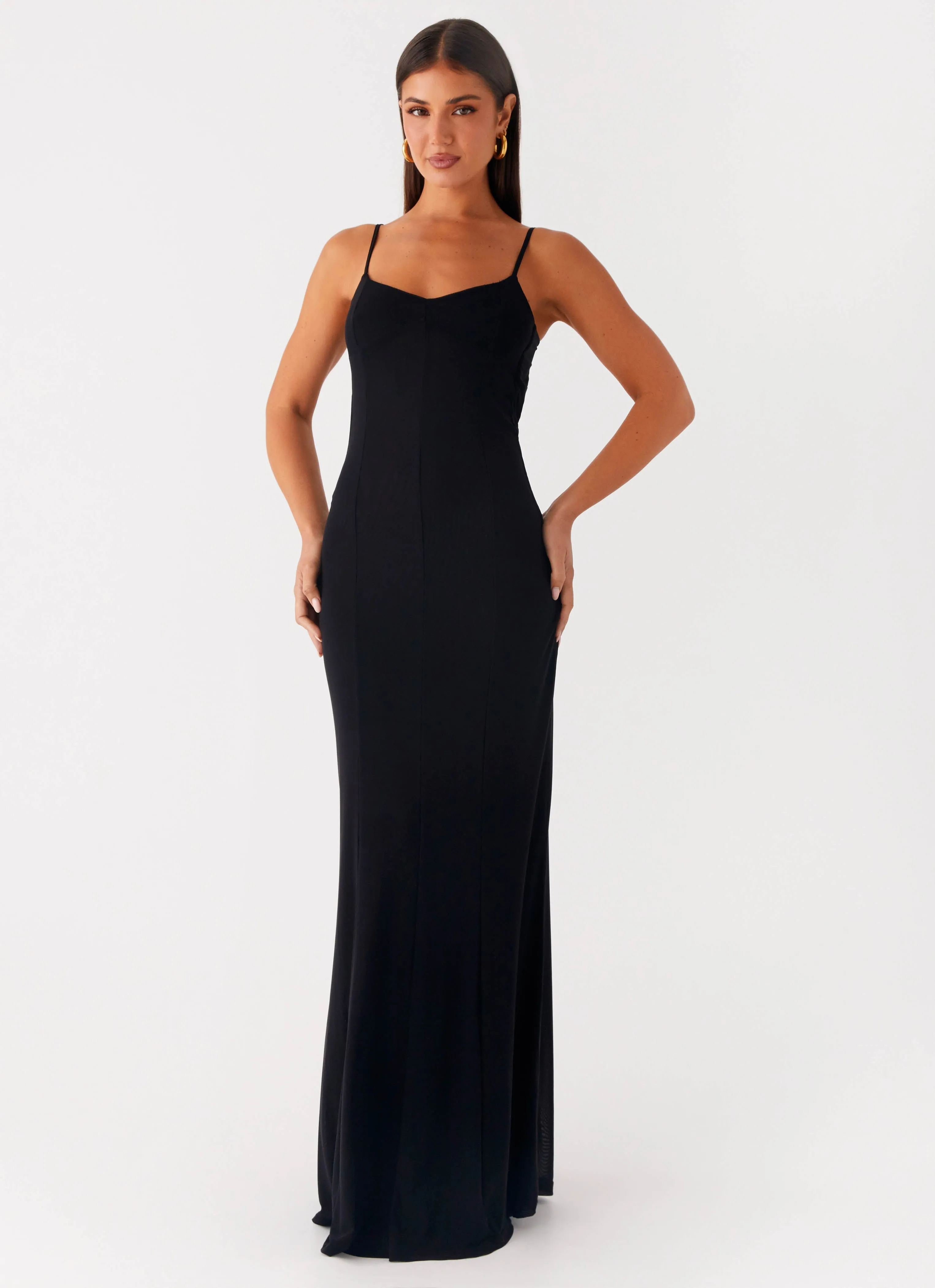 Serene Escape Maxi Dress - Black Balanced Look Festival-Ready