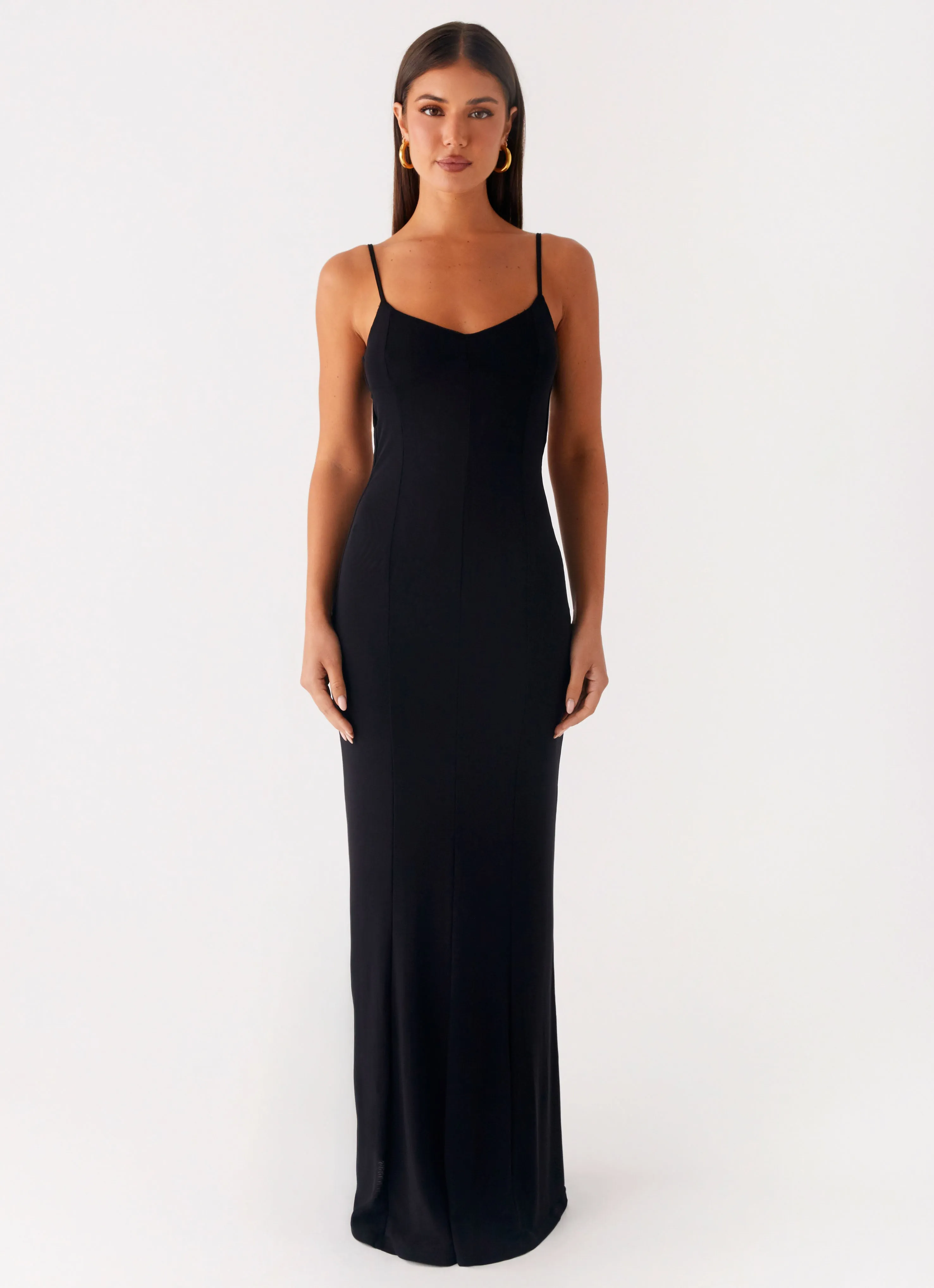 Photo Bright Versatile Wear Serene Escape Maxi Dress - Black