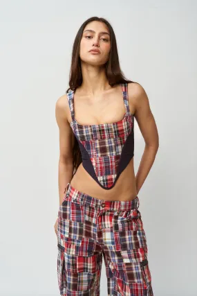 Serene Patchwork Corset All Purpose Casual Cut