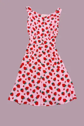 Style Blend All Fit Style Sheet Dress in Strawberry Cotton