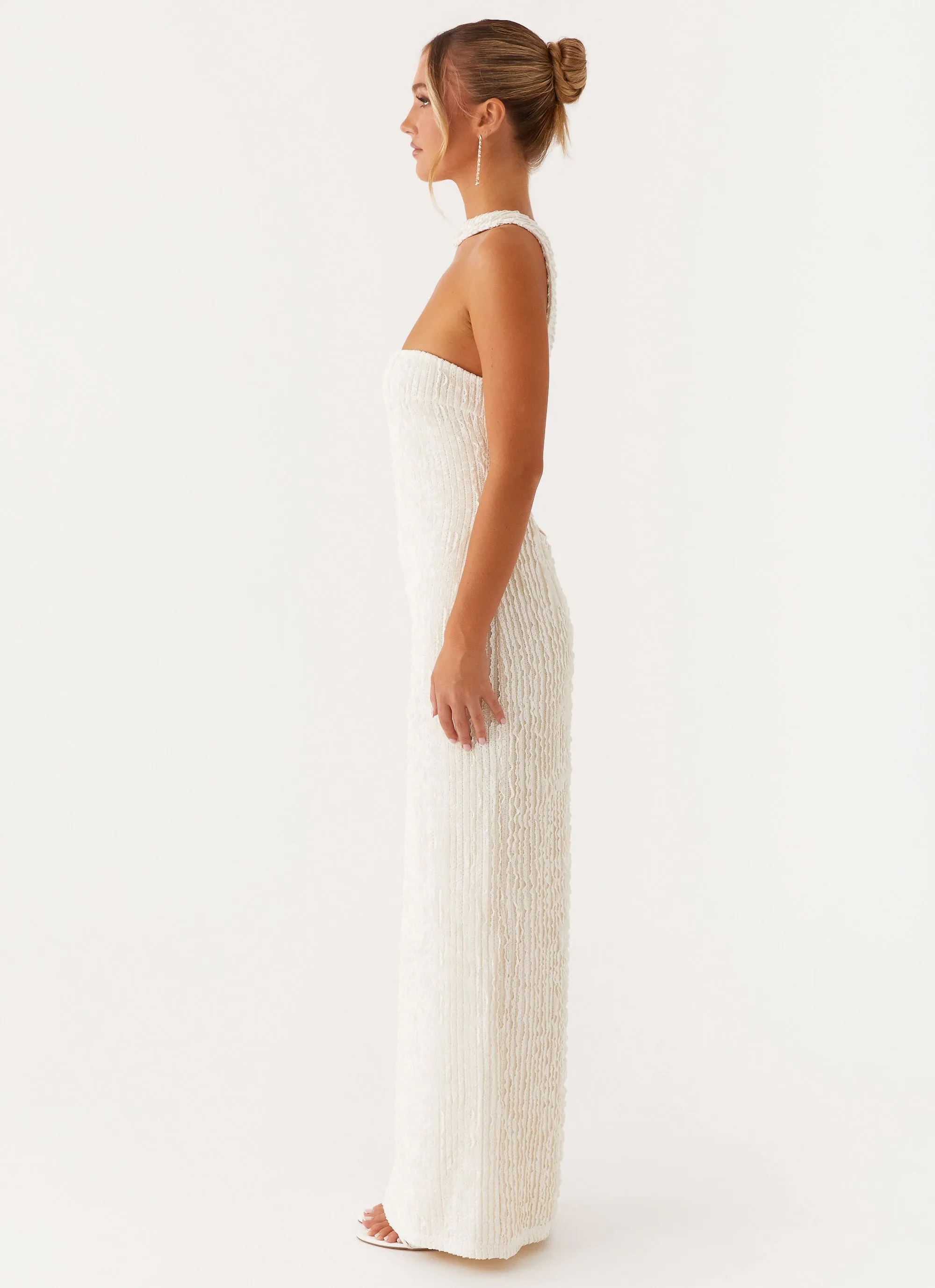 Stylish Cut Sadie Maxi Dress - Ivory