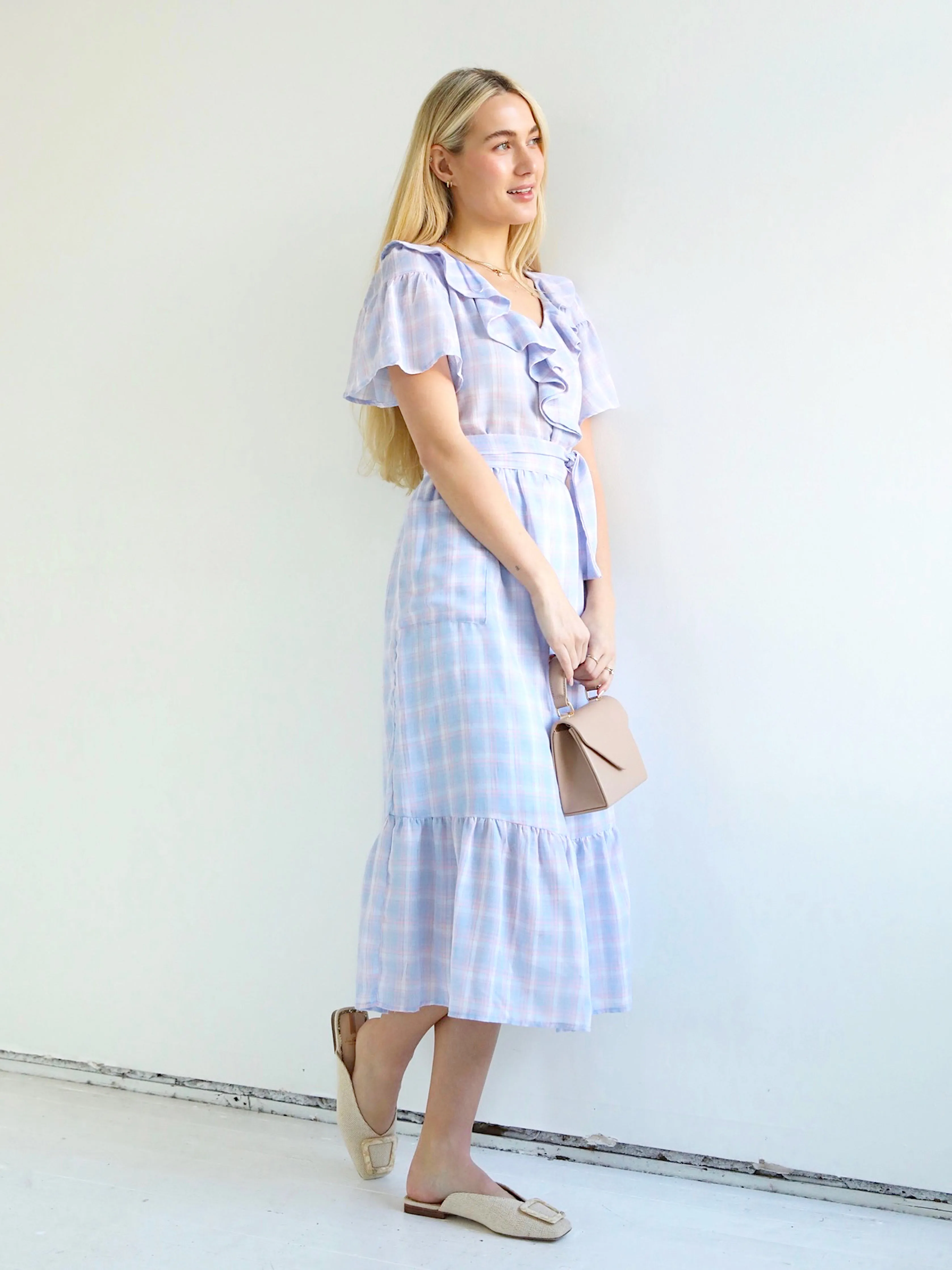 Sunset Look Chesney Check Midi