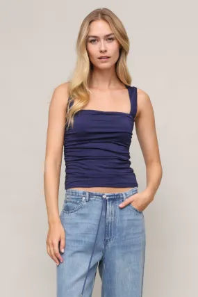 Double Layered Hem LayeredPanel City Knit Top