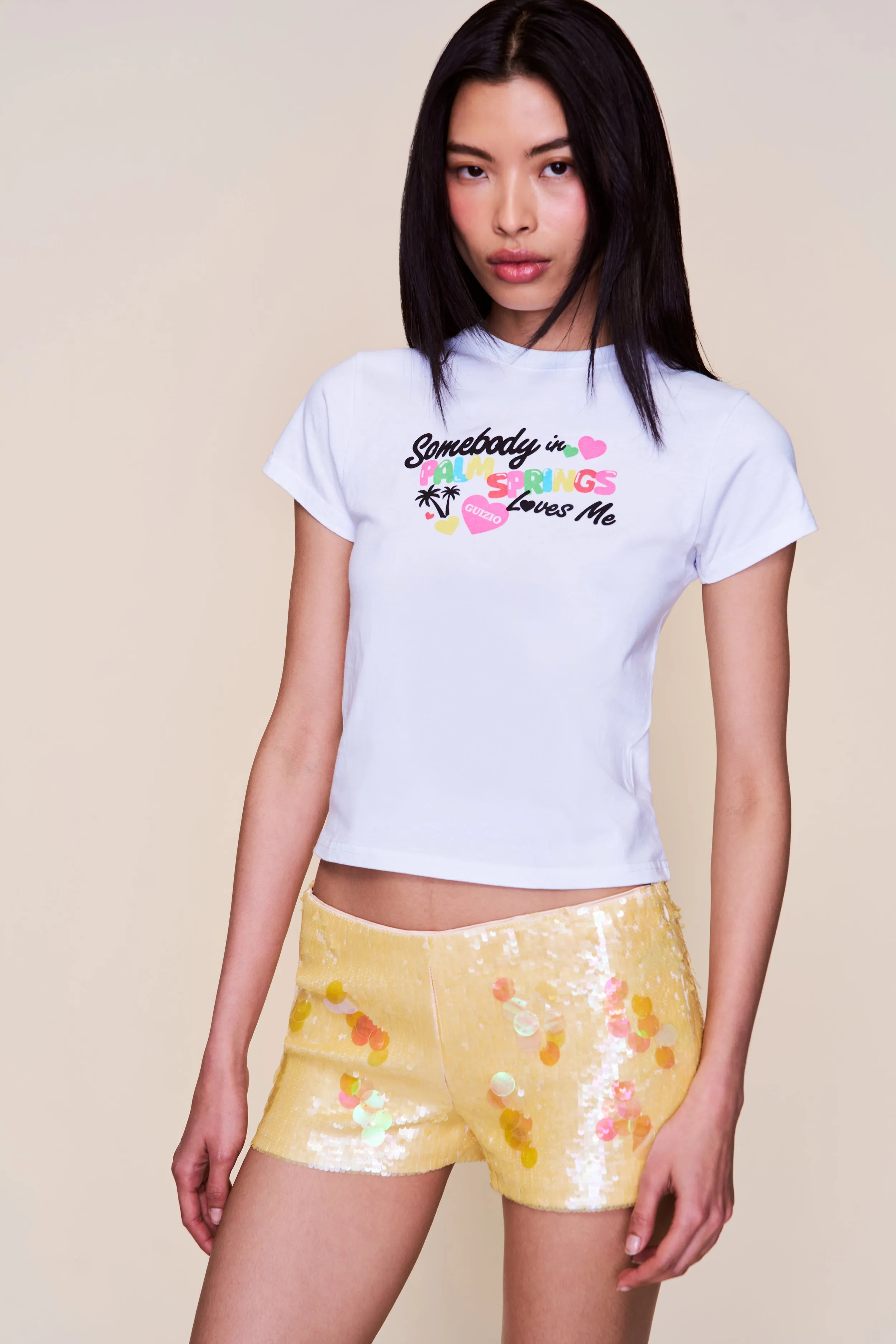 Professional Look Shrunken Tee Palm Springs