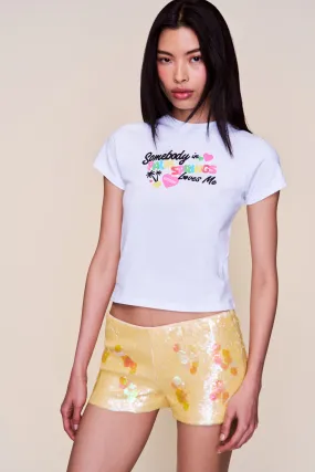 Professional Look Shrunken Tee Palm Springs