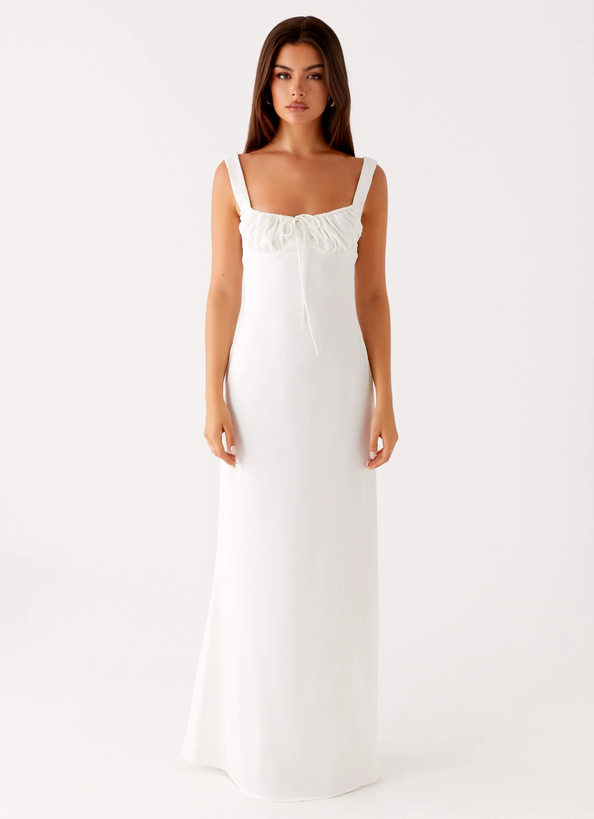 Shyla Maxi Dress - Ivory Villa Light Modern and Feminine