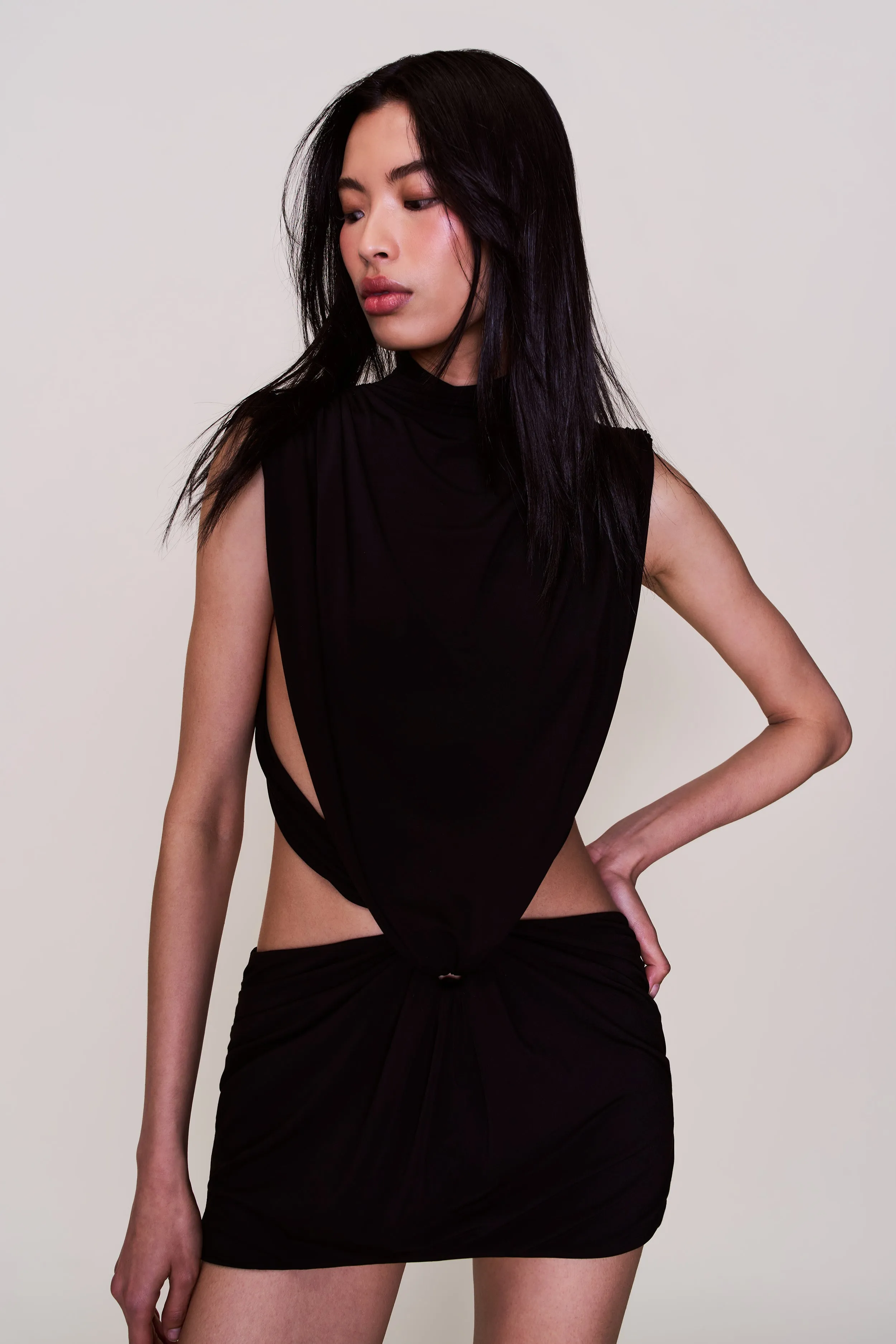 Wrap Charm Shyla Mini Dress