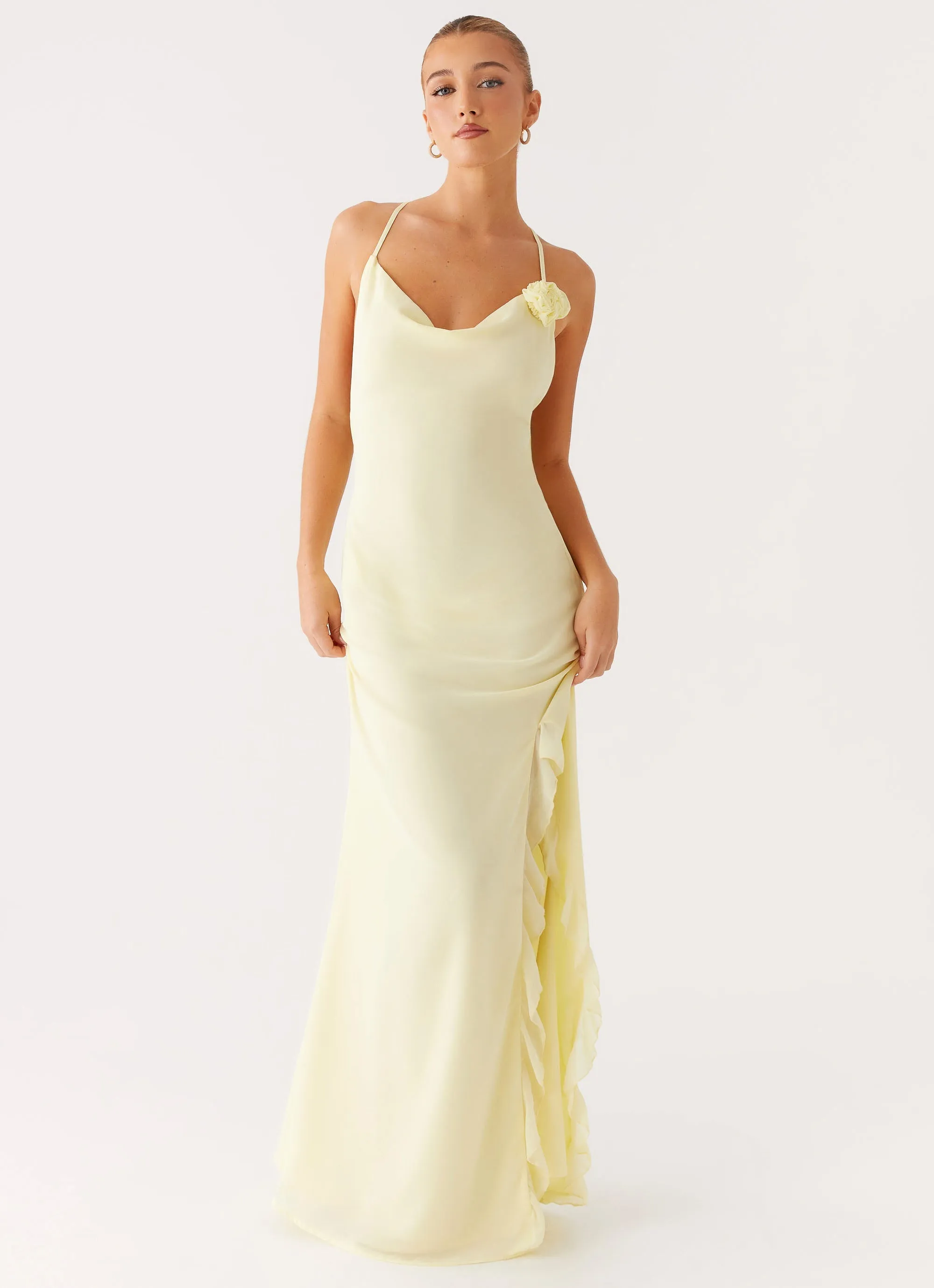 First Class Maxi Dress - Yellow Unisex Option