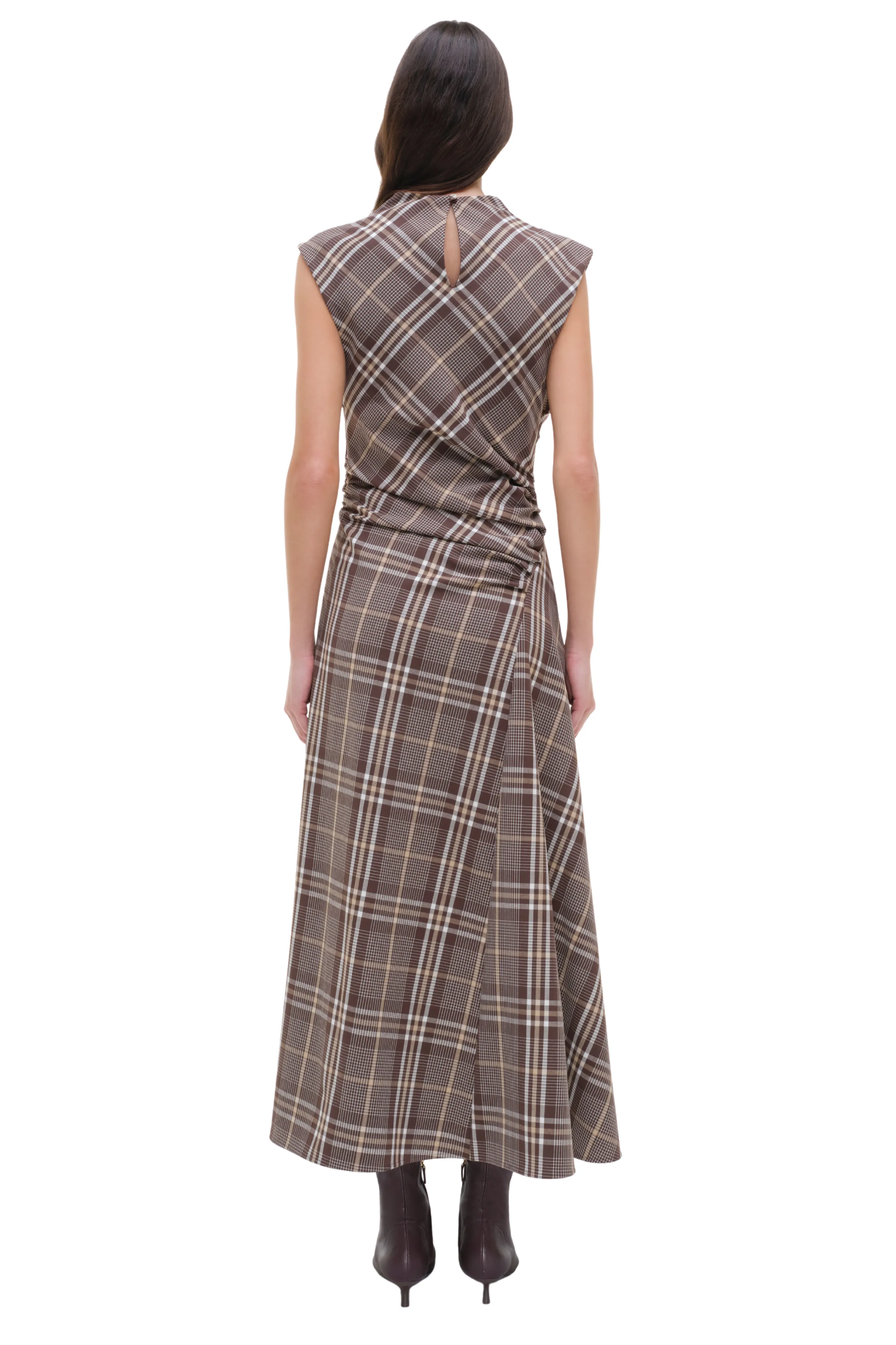Nordic Plain Urban Ease Burke Draped Midi Dress