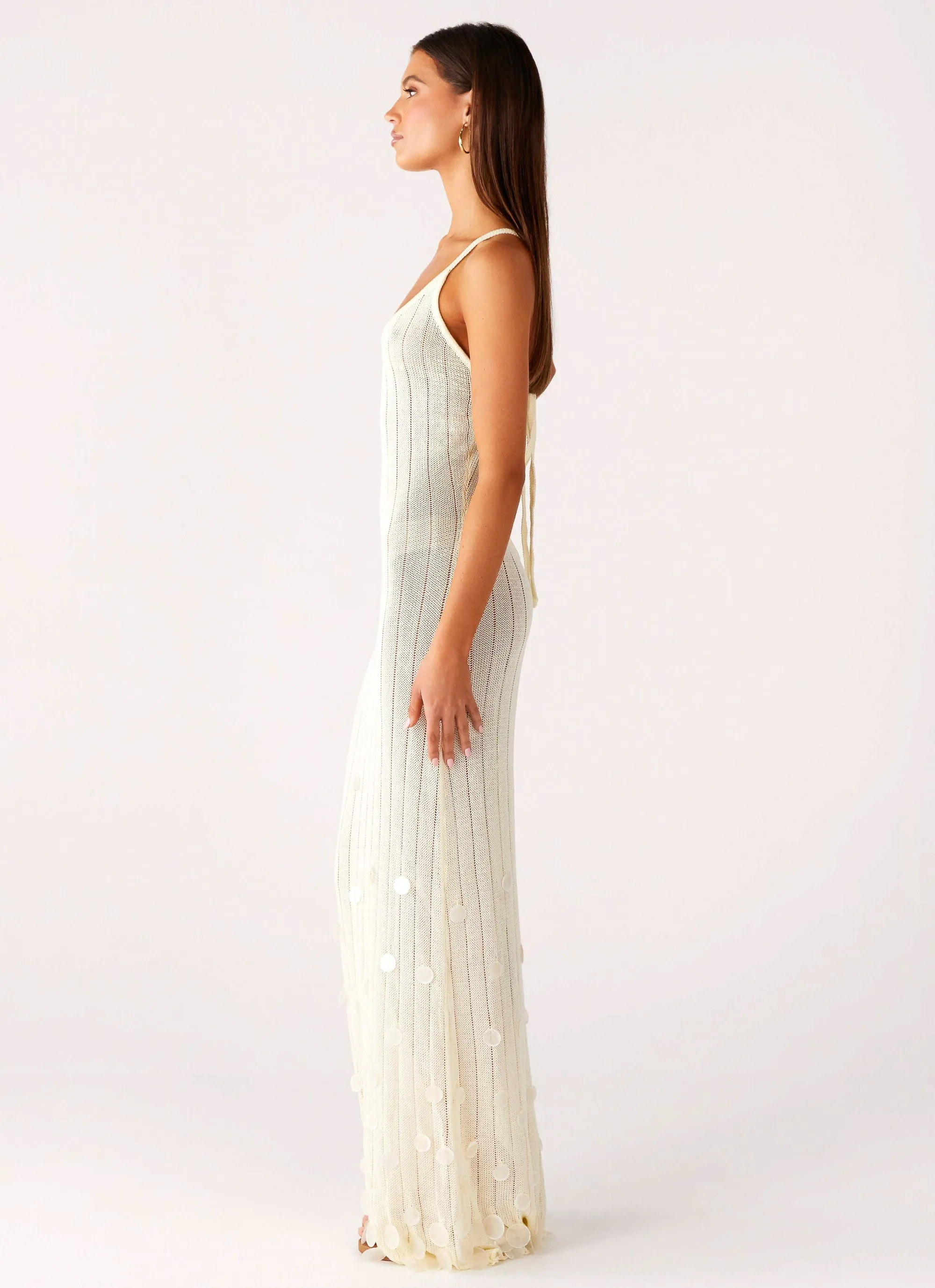 Everyday Ready Siren Song Crochet Maxi Dress - Ivory